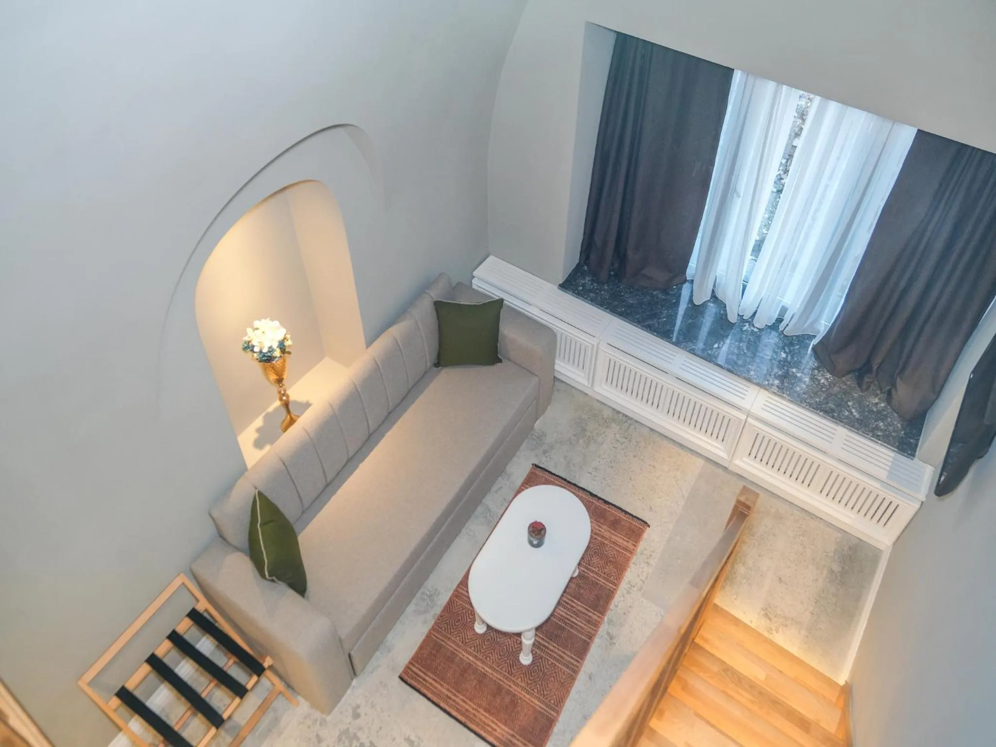 Living room, Bed in Palazzo Suit Karaköy