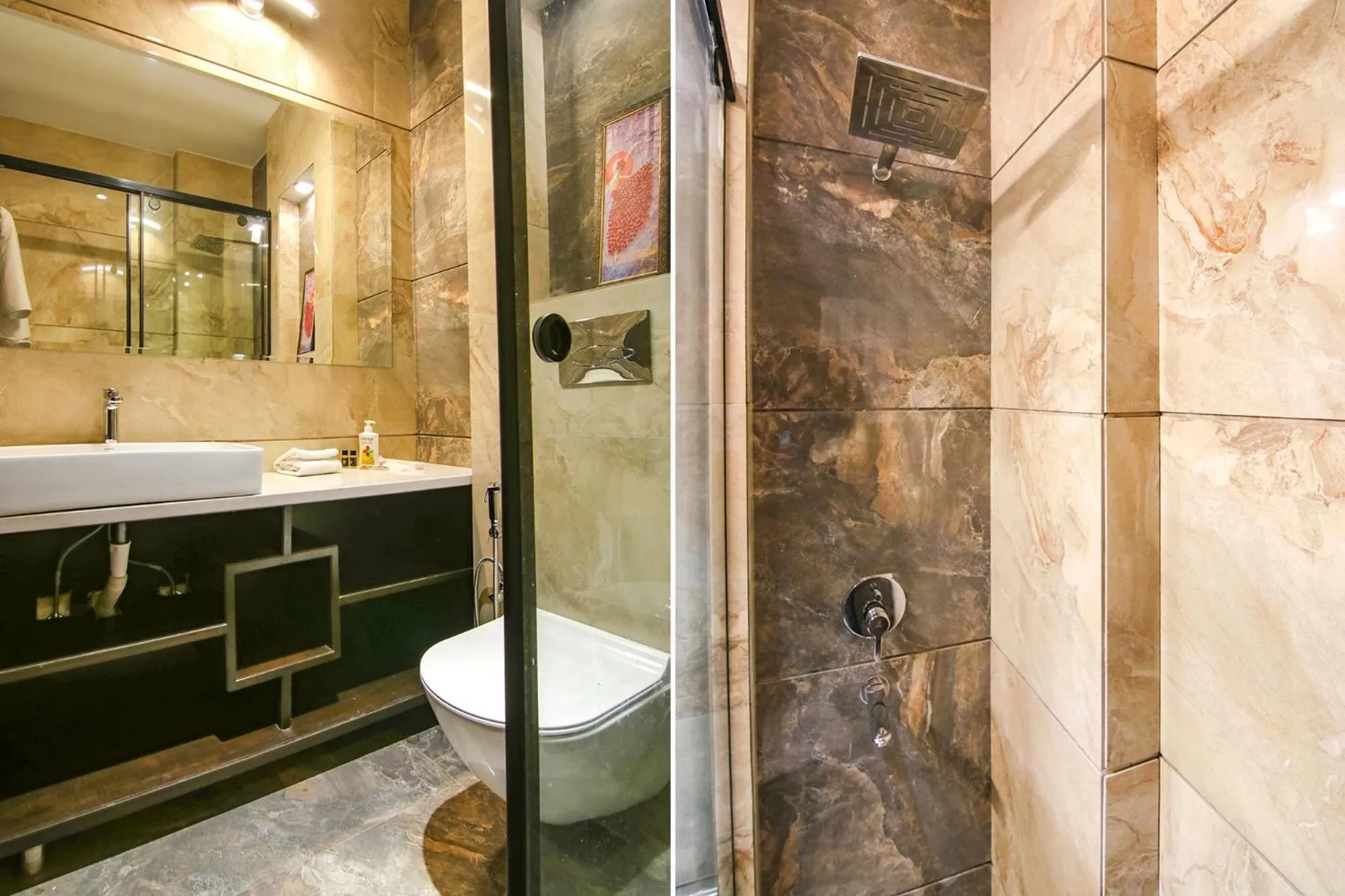 Bathroom in FabHotel Prime K9 Crown