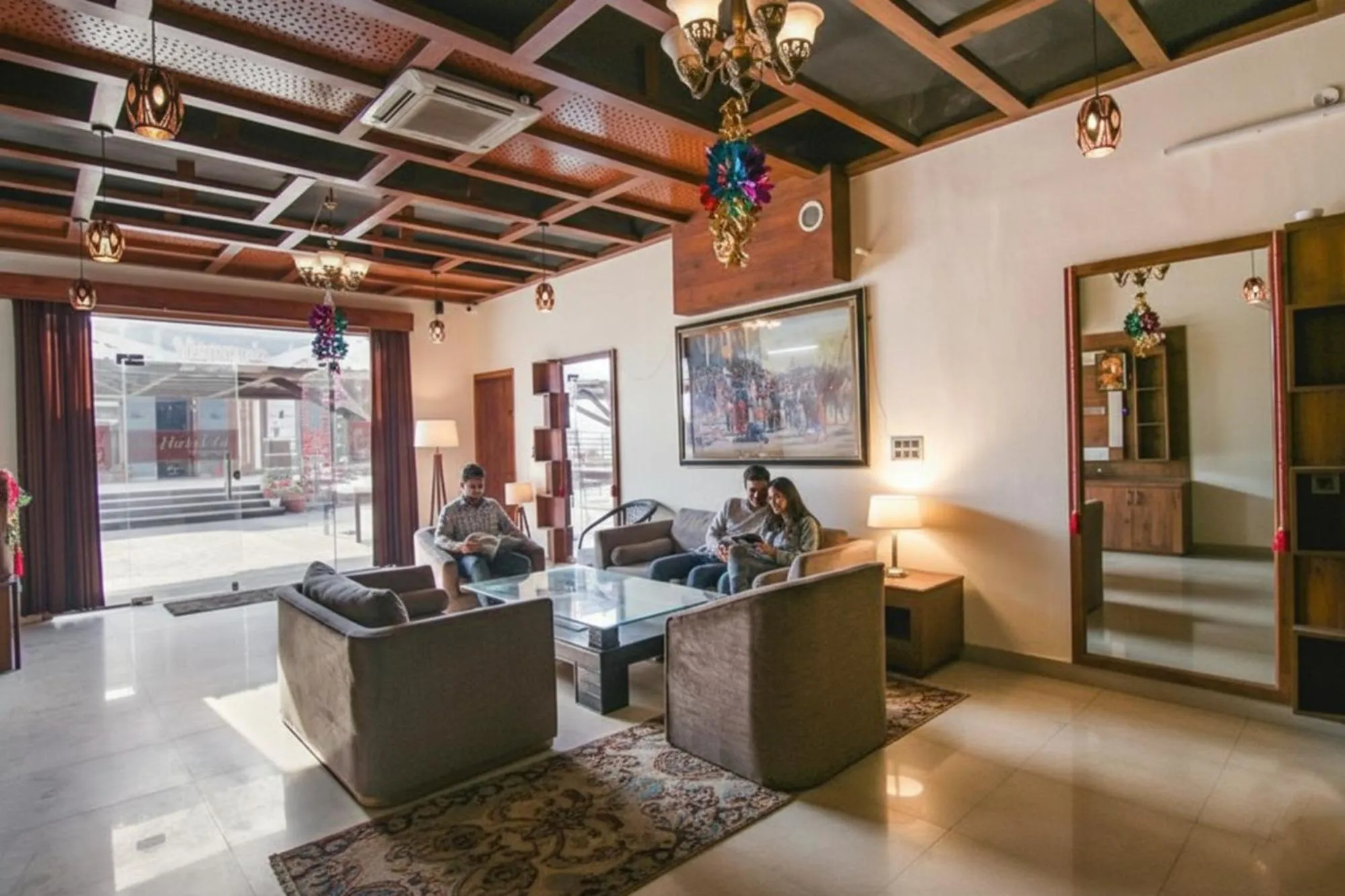 Seating area in FabHotel K9 Regency