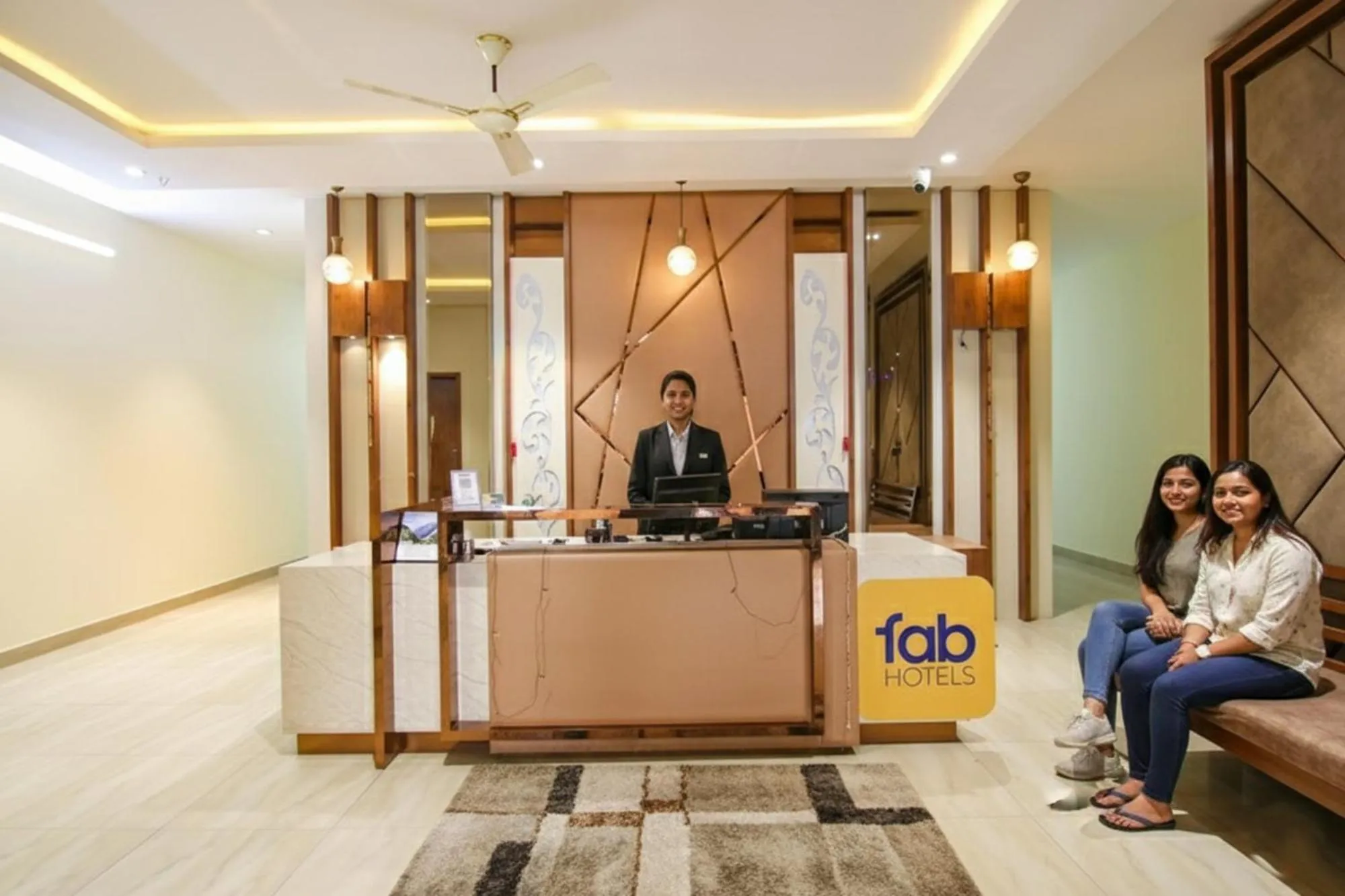 Lobby or reception in FabHotel K9 Regency