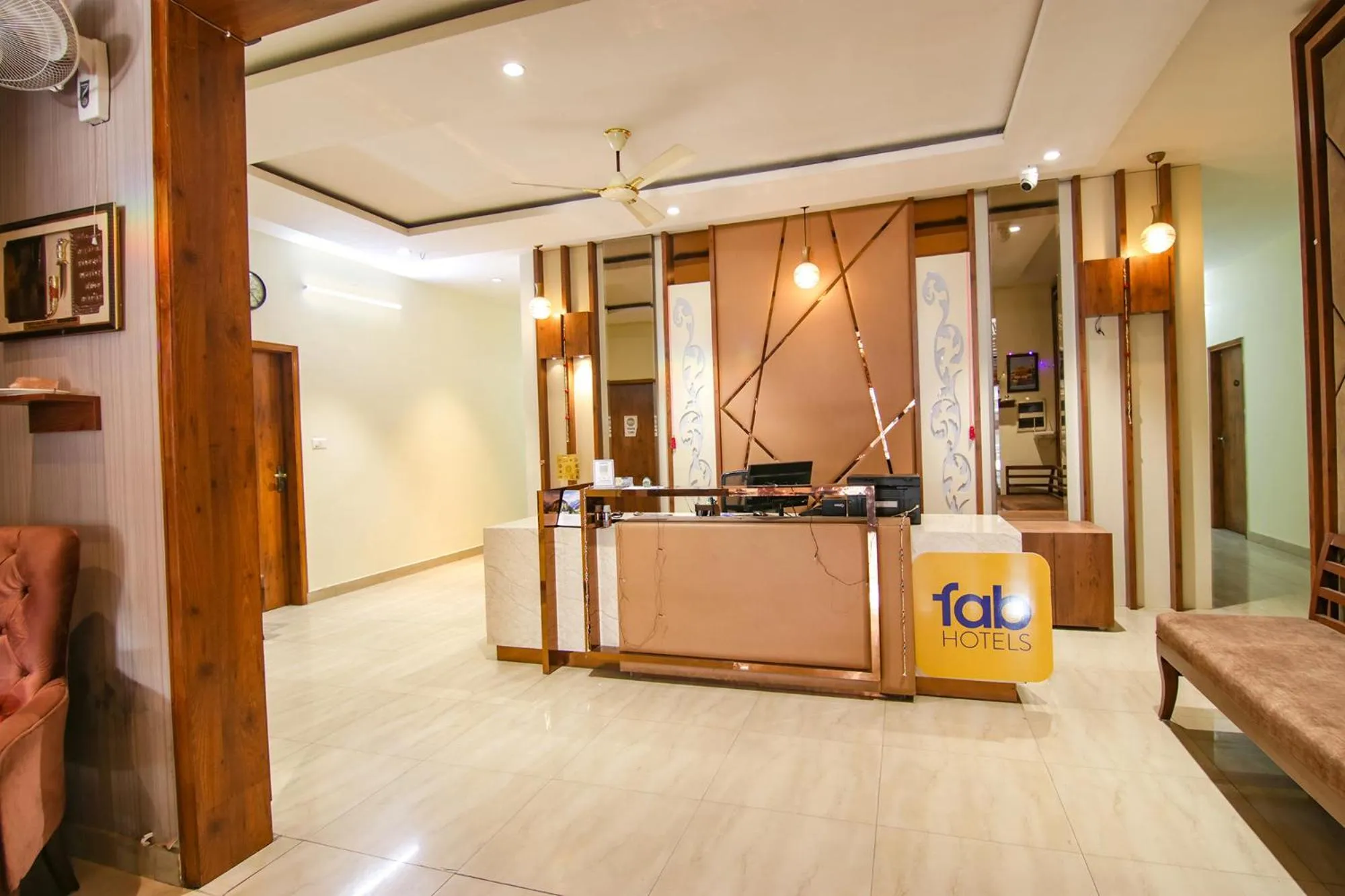 Lobby or reception in FabHotel K9 Regency