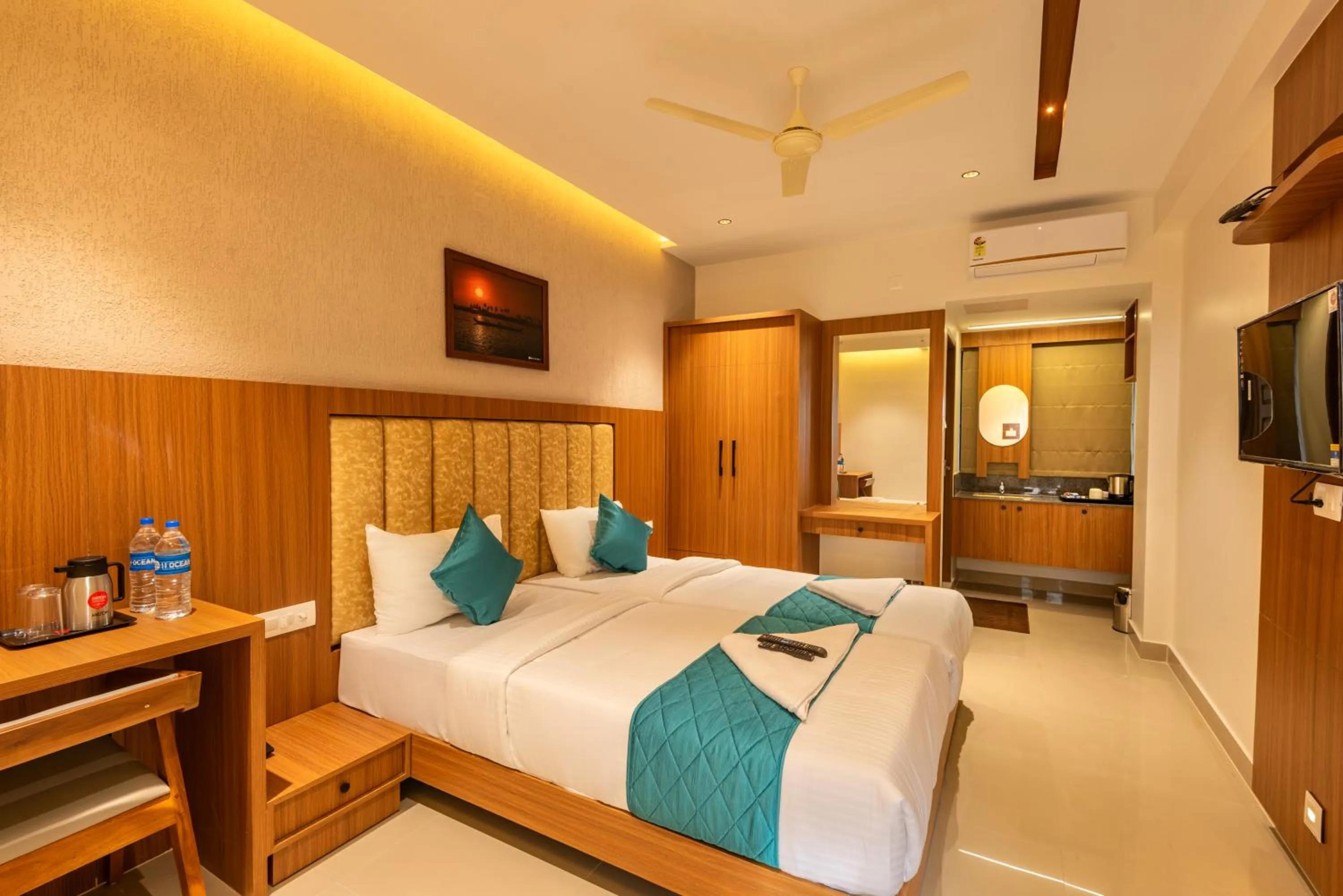 Bed in Hotel Stay Bella Kozhikode