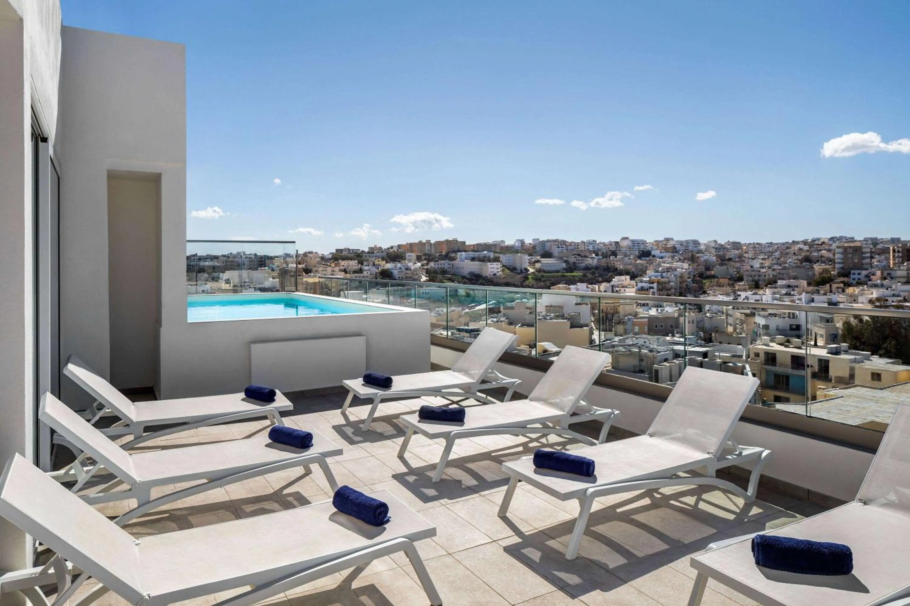 Pool view in QUADRO Hotel