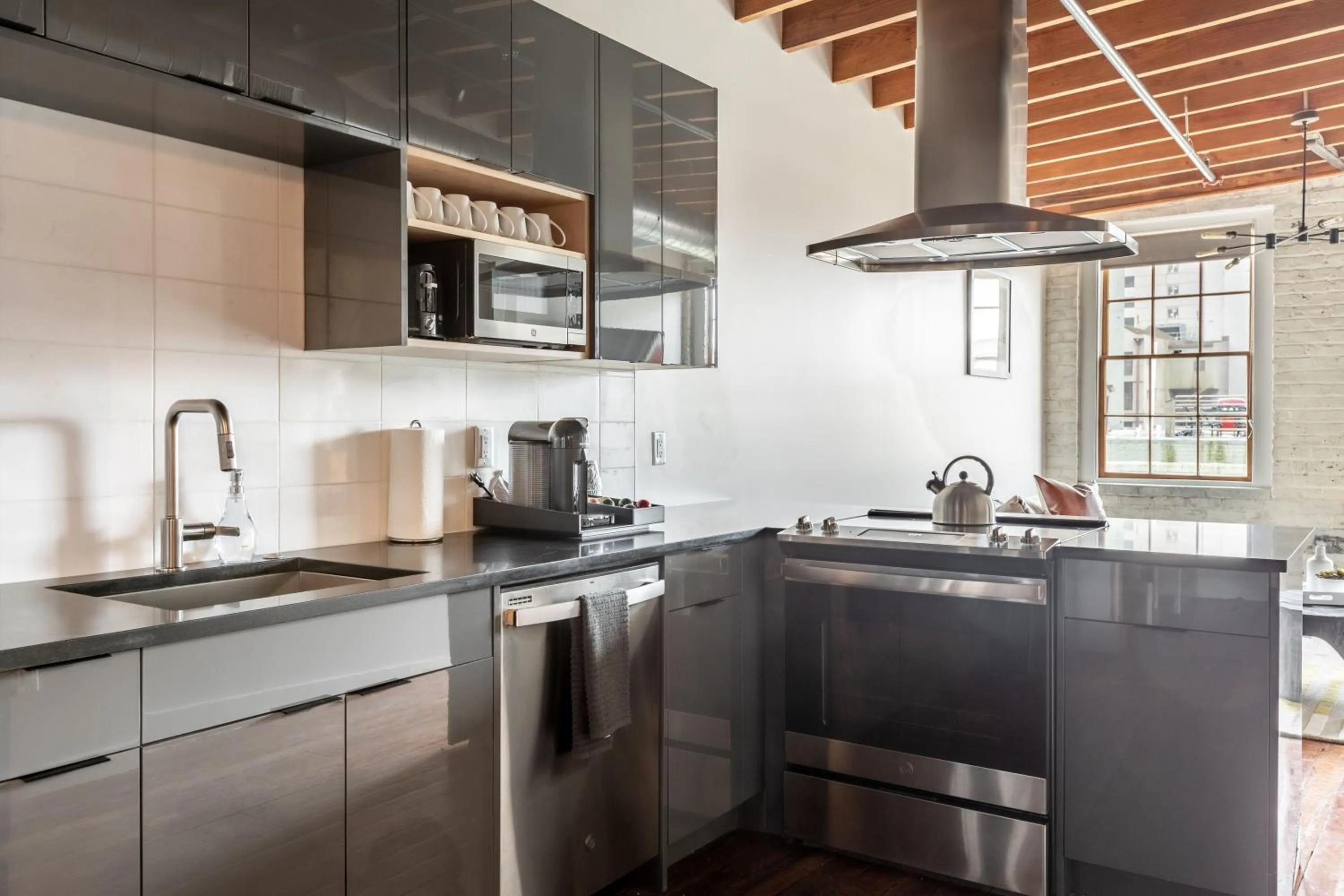 Kitchen or kitchenette in Ironworks Building