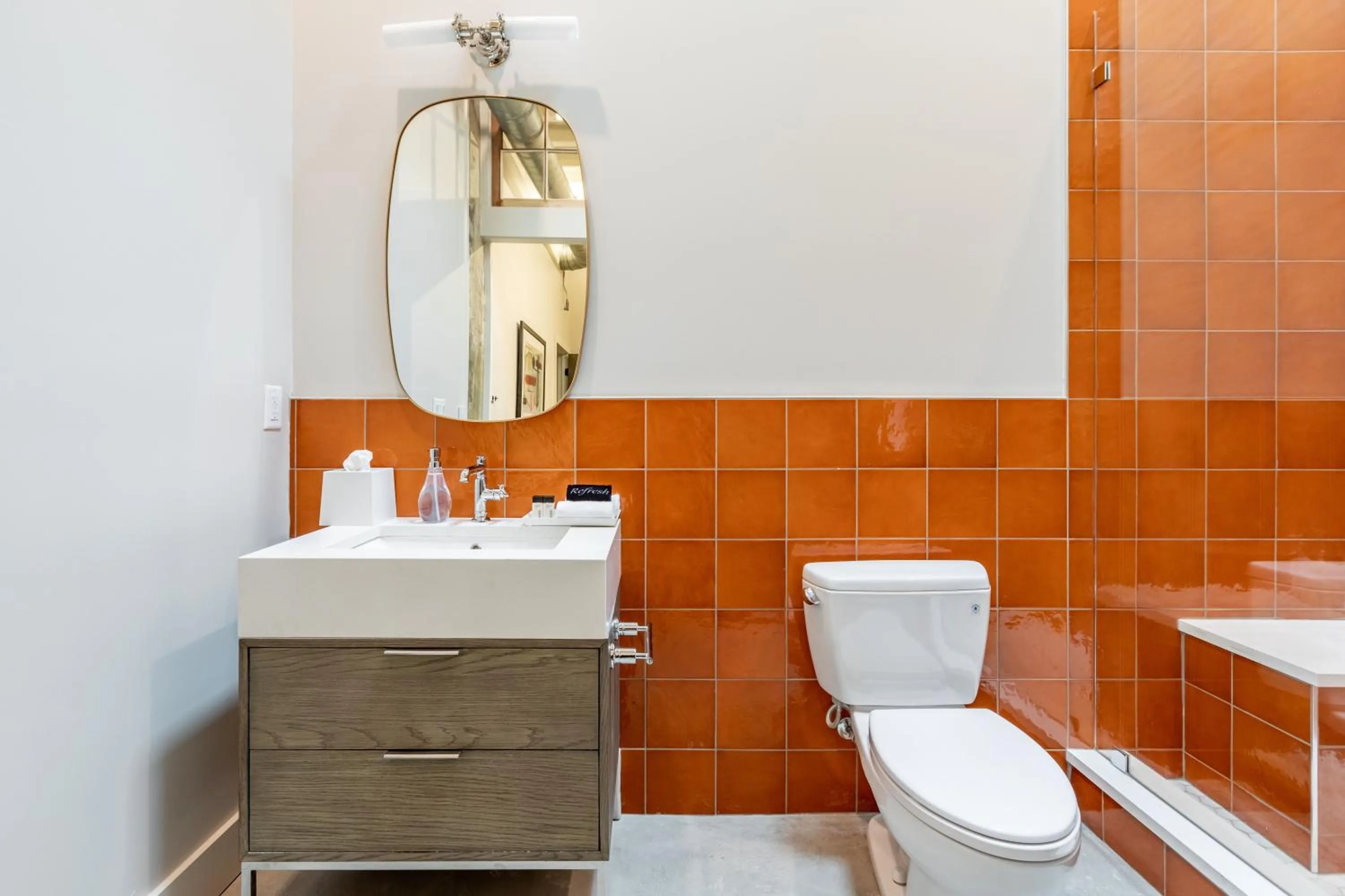 Bathroom in Ironworks Building