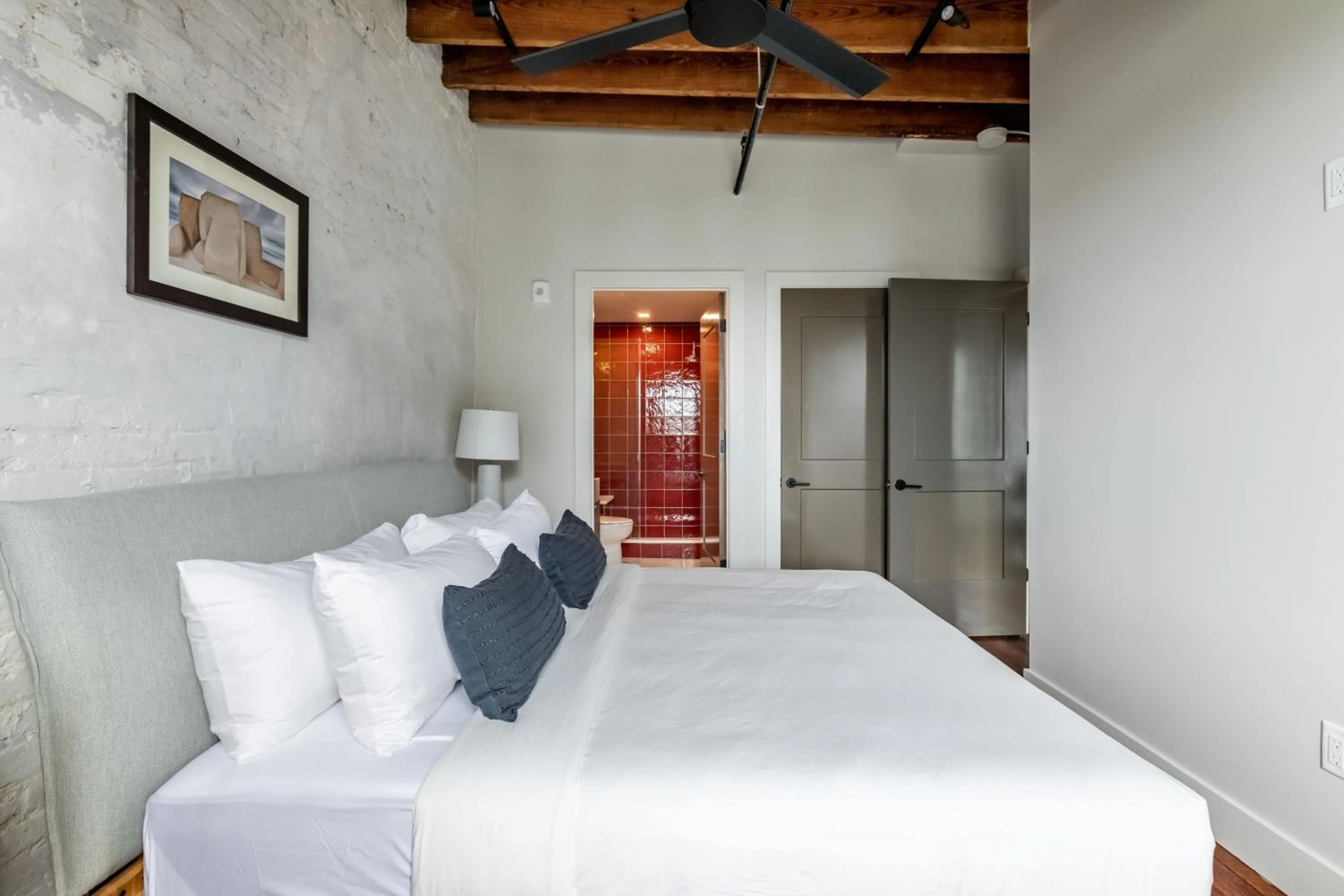 Bedroom, Bed in Ironworks Building