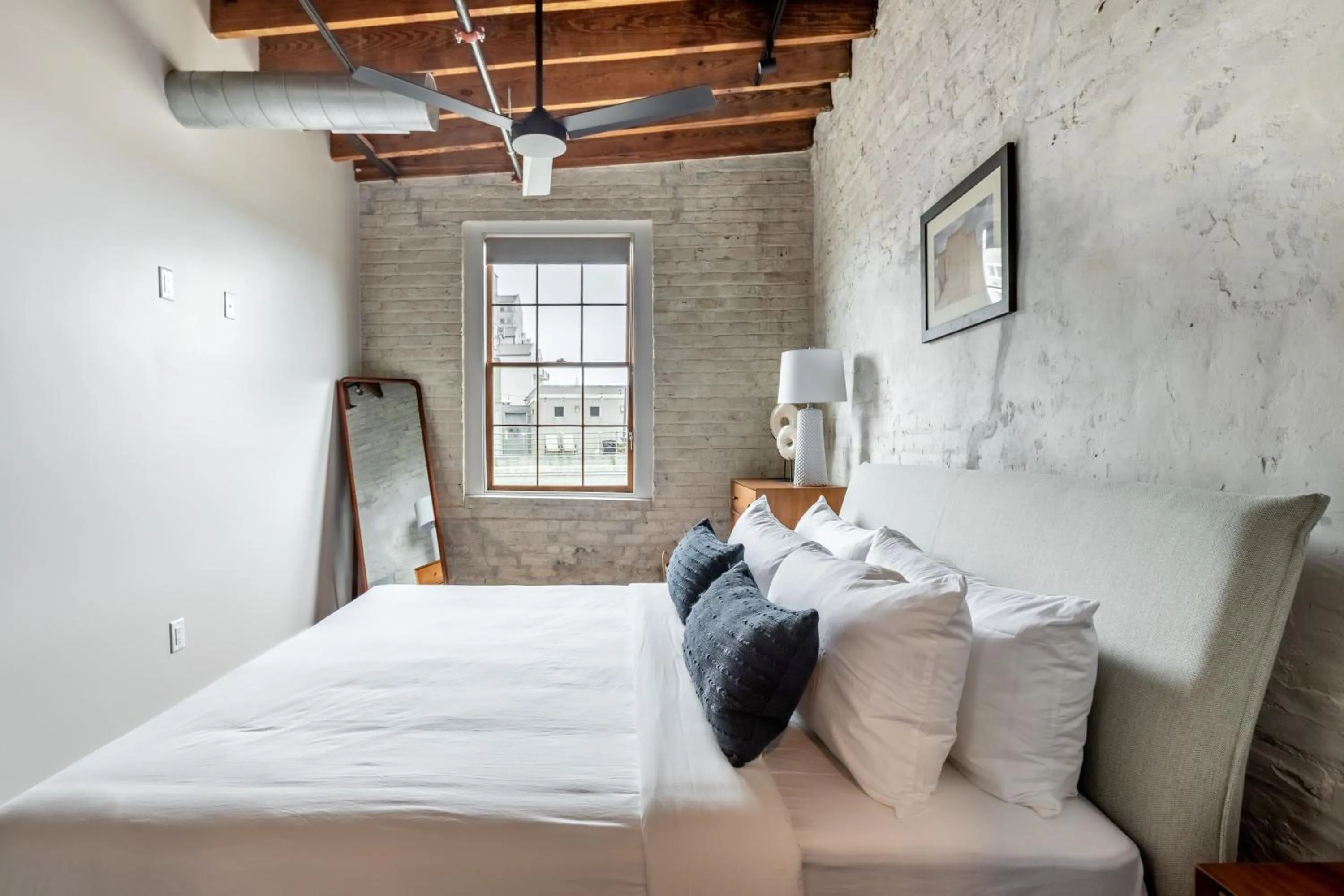 Bedroom, Bed in Ironworks Building