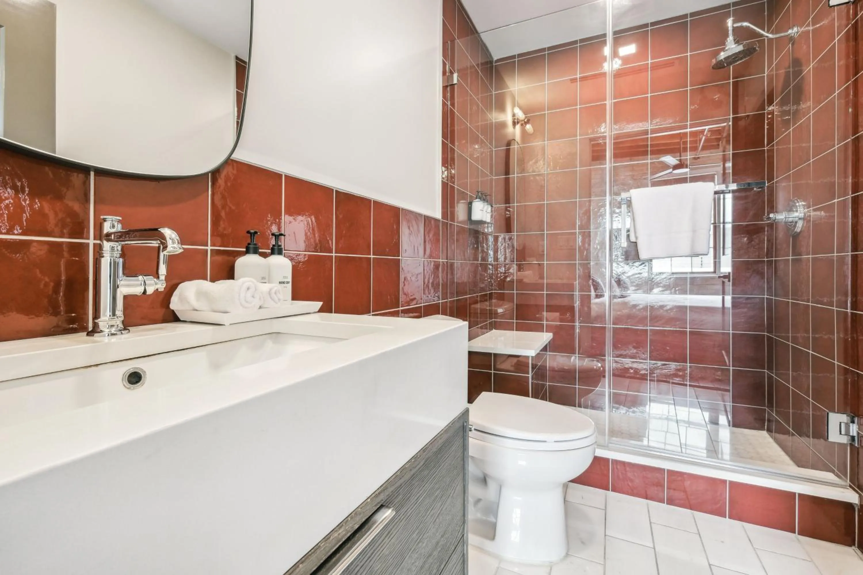 Bathroom in Ironworks Building