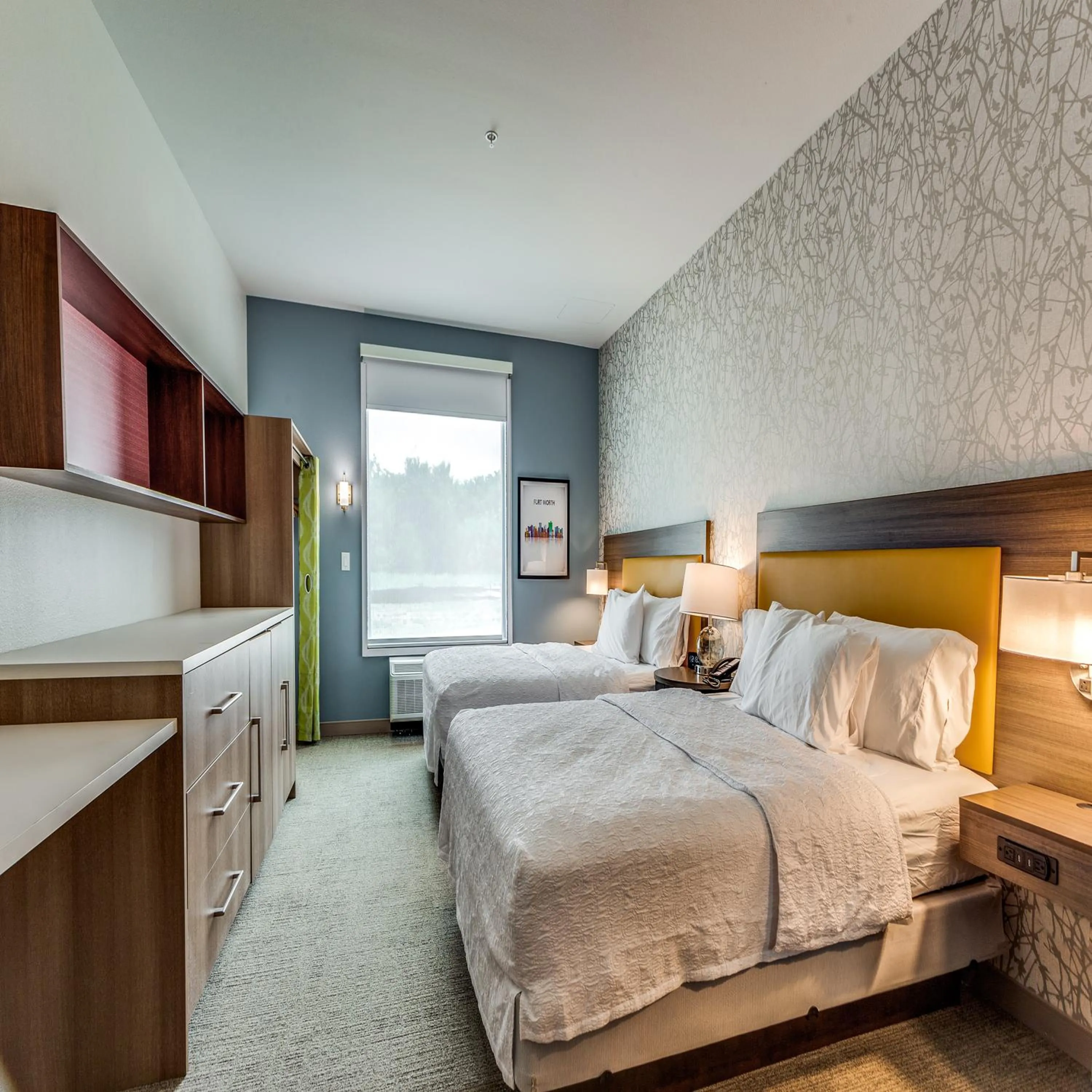 Bed in Home2 Suites By Hilton Fort Worth Arlington West