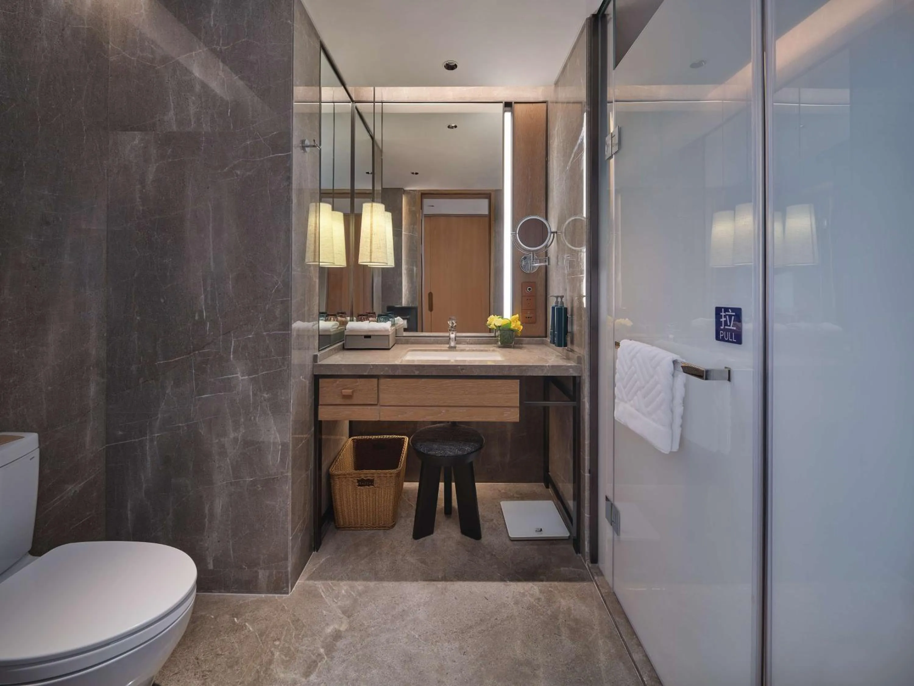 Bathroom in DoubleTree by Hilton Changbaishan Hot Spring