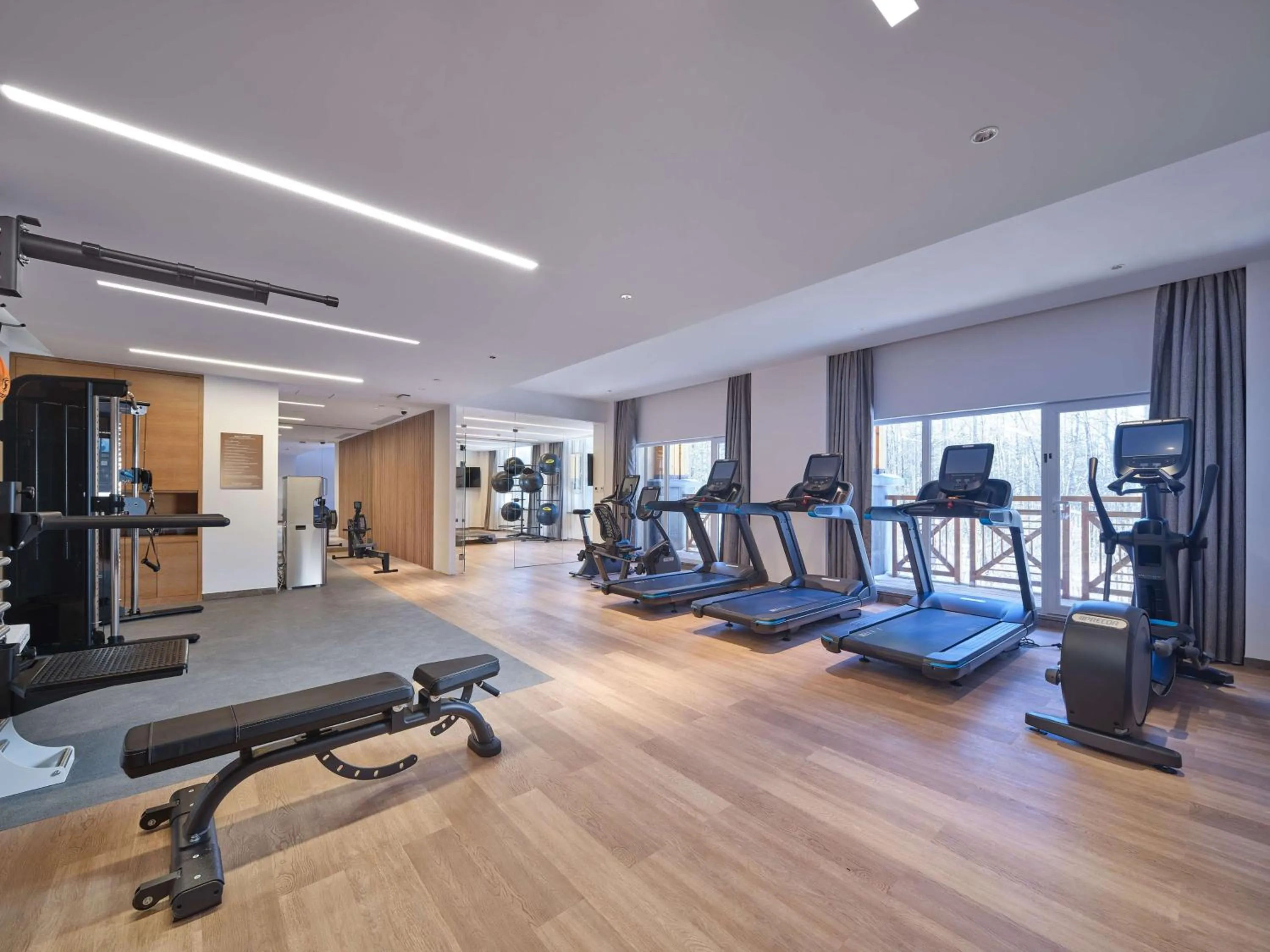 Fitness centre/facilities in DoubleTree by Hilton Changbaishan Hot Spring