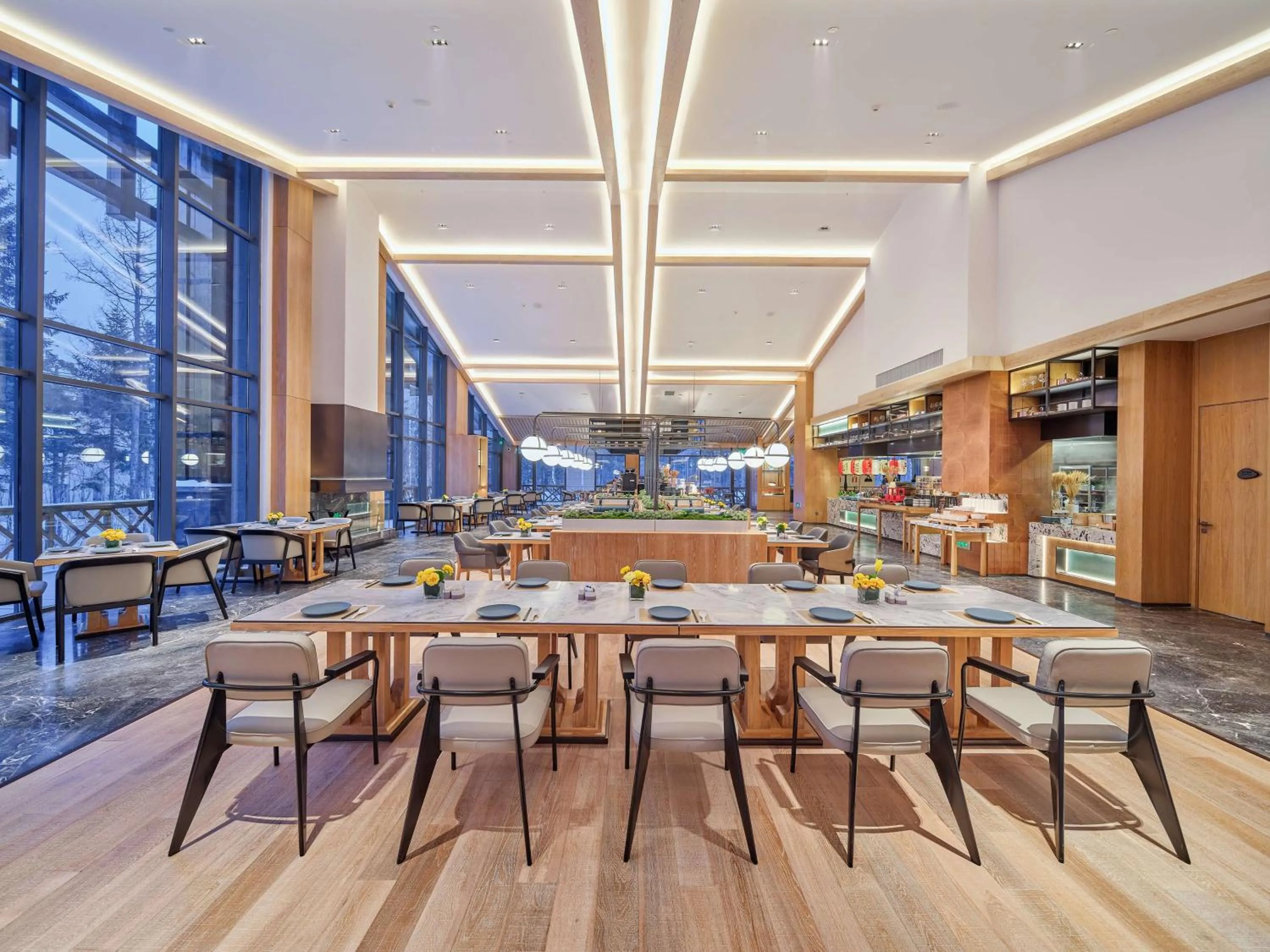 Restaurant/places to eat in DoubleTree by Hilton Changbaishan Hot Spring