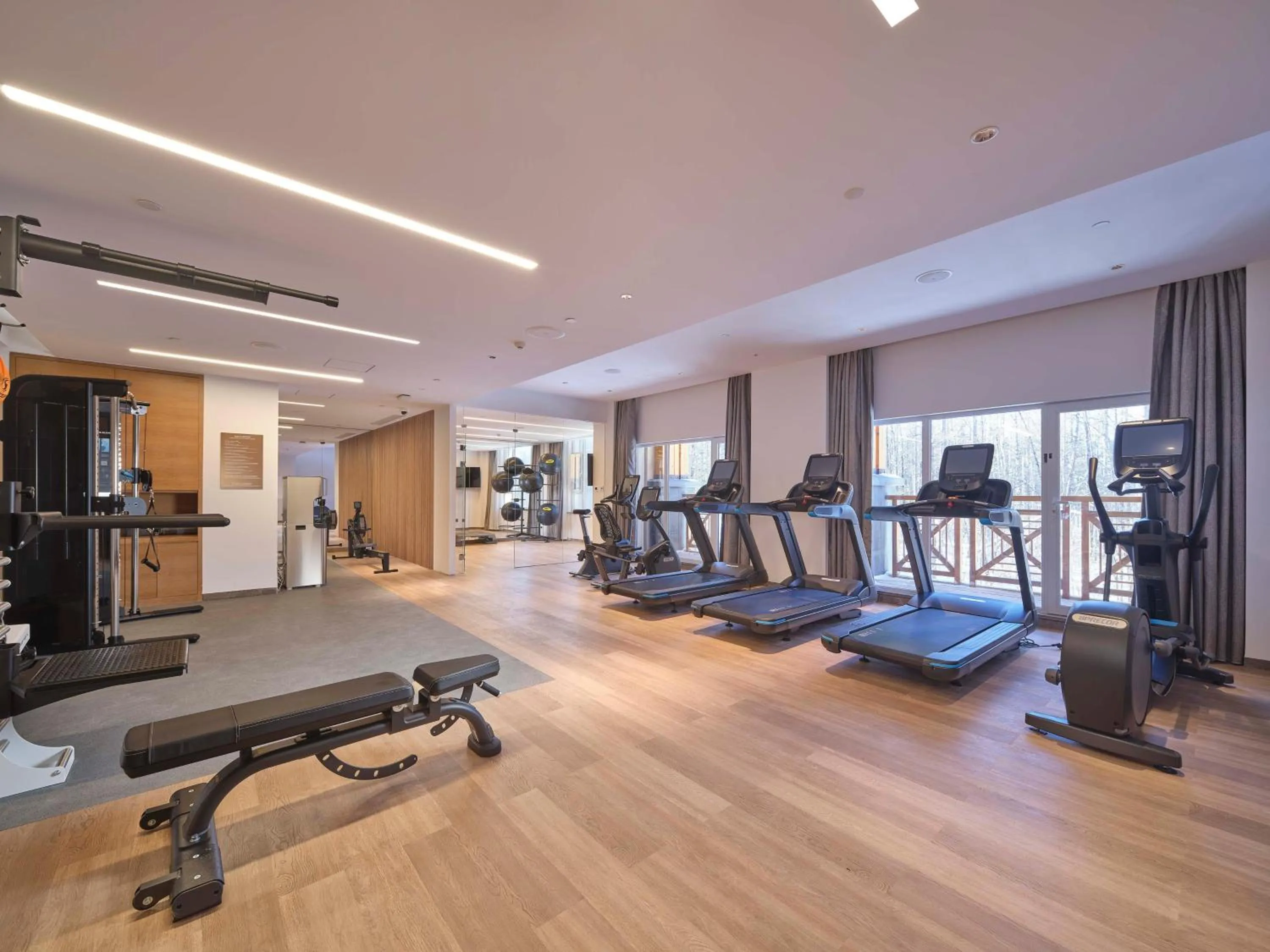Fitness centre/facilities in DoubleTree by Hilton Changbaishan Hot Spring