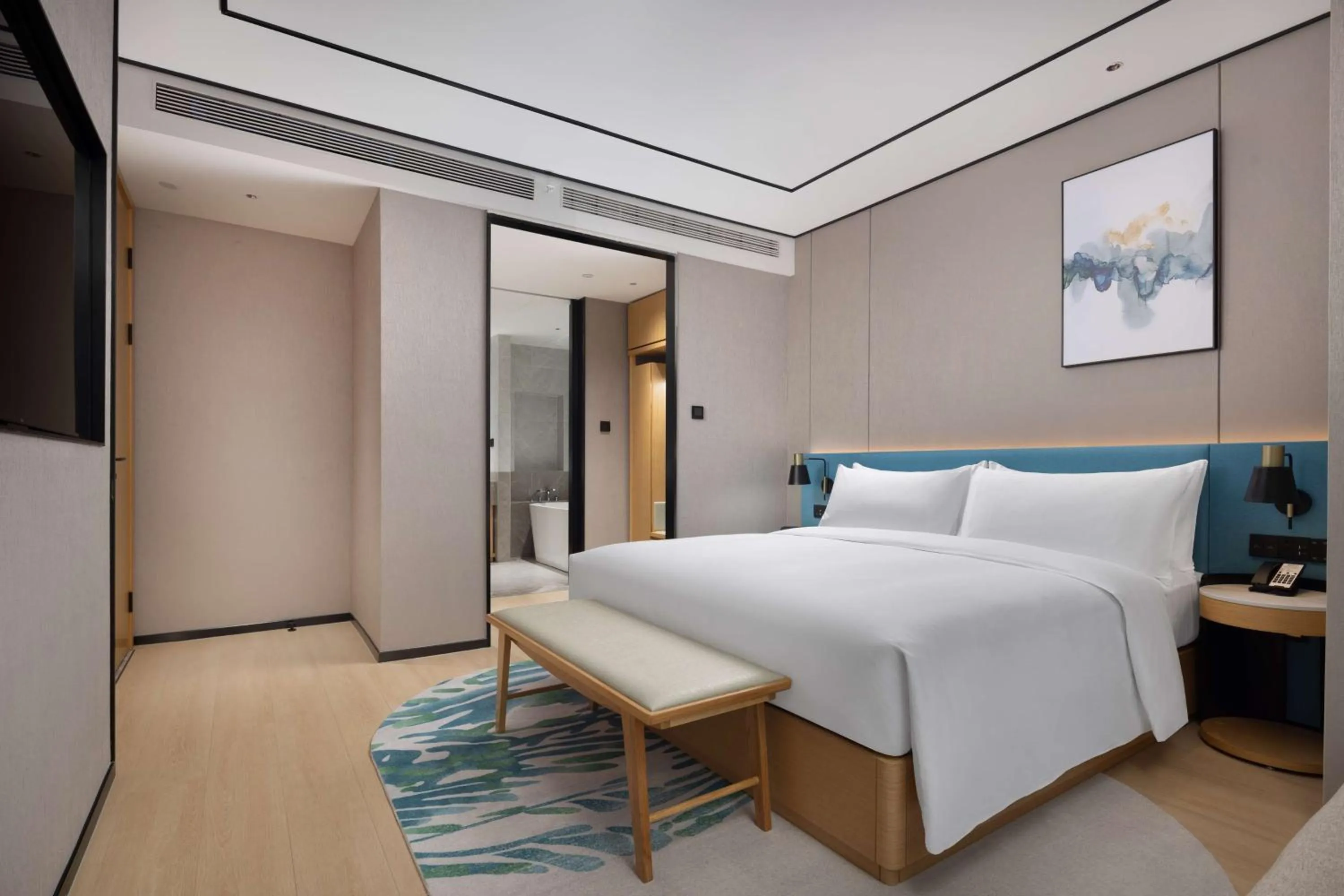 Bed in Hilton Garden Inn Zigong High-Tech Zone