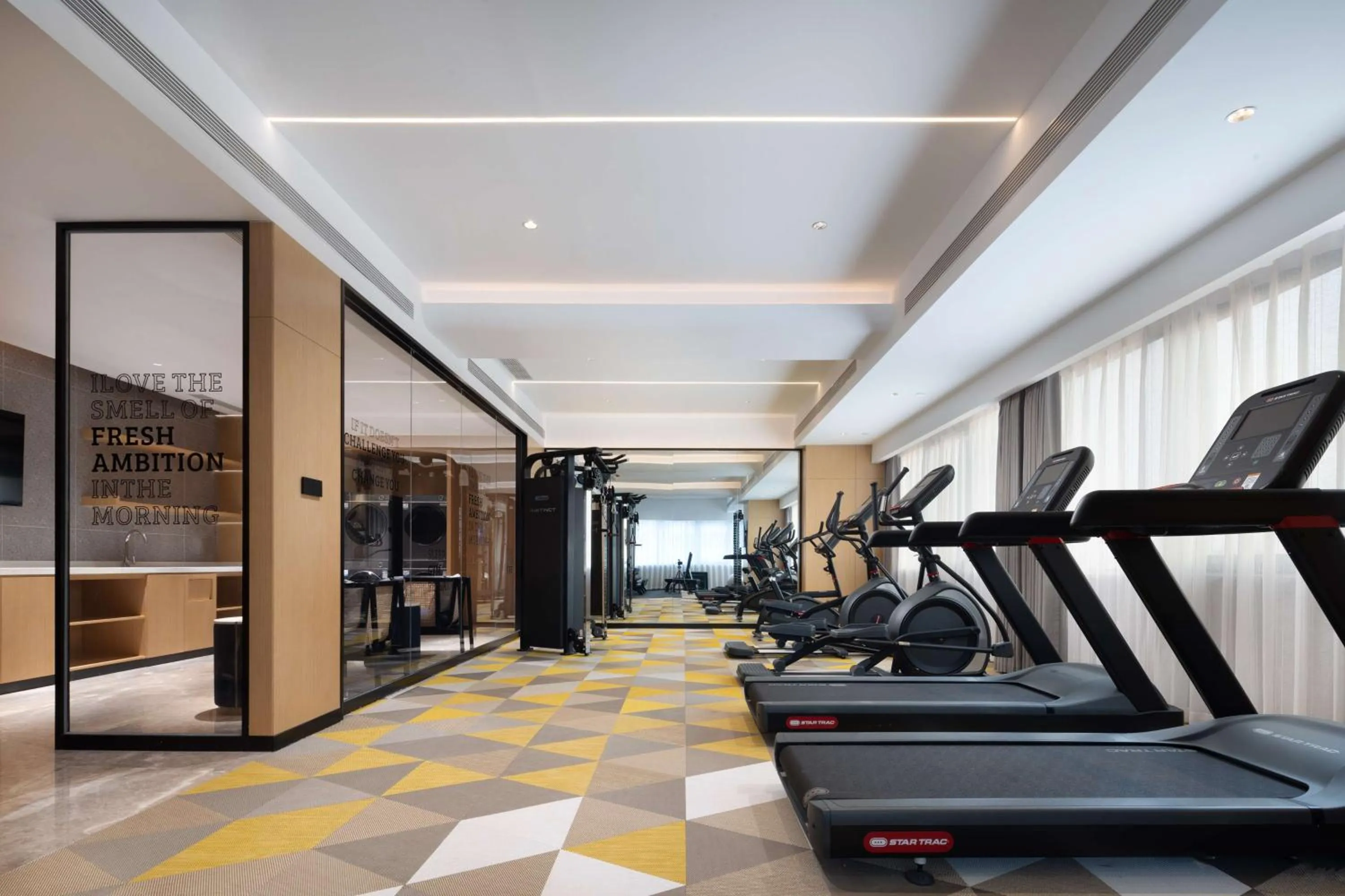 Fitness centre/facilities in Hilton Garden Inn Zigong High-Tech Zone