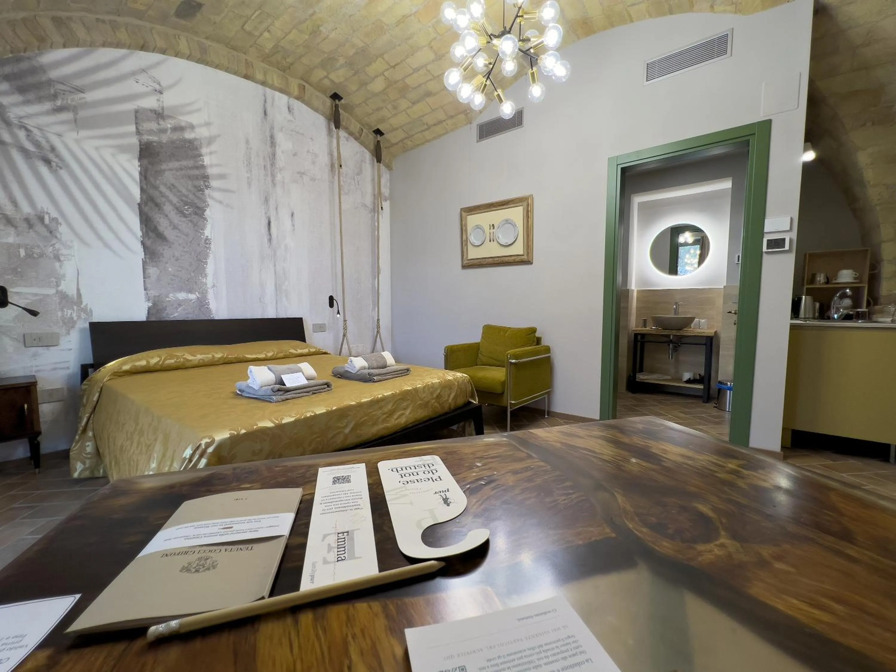 Bed in Relais Cocci Grifoni - Panoramic Wine Resort