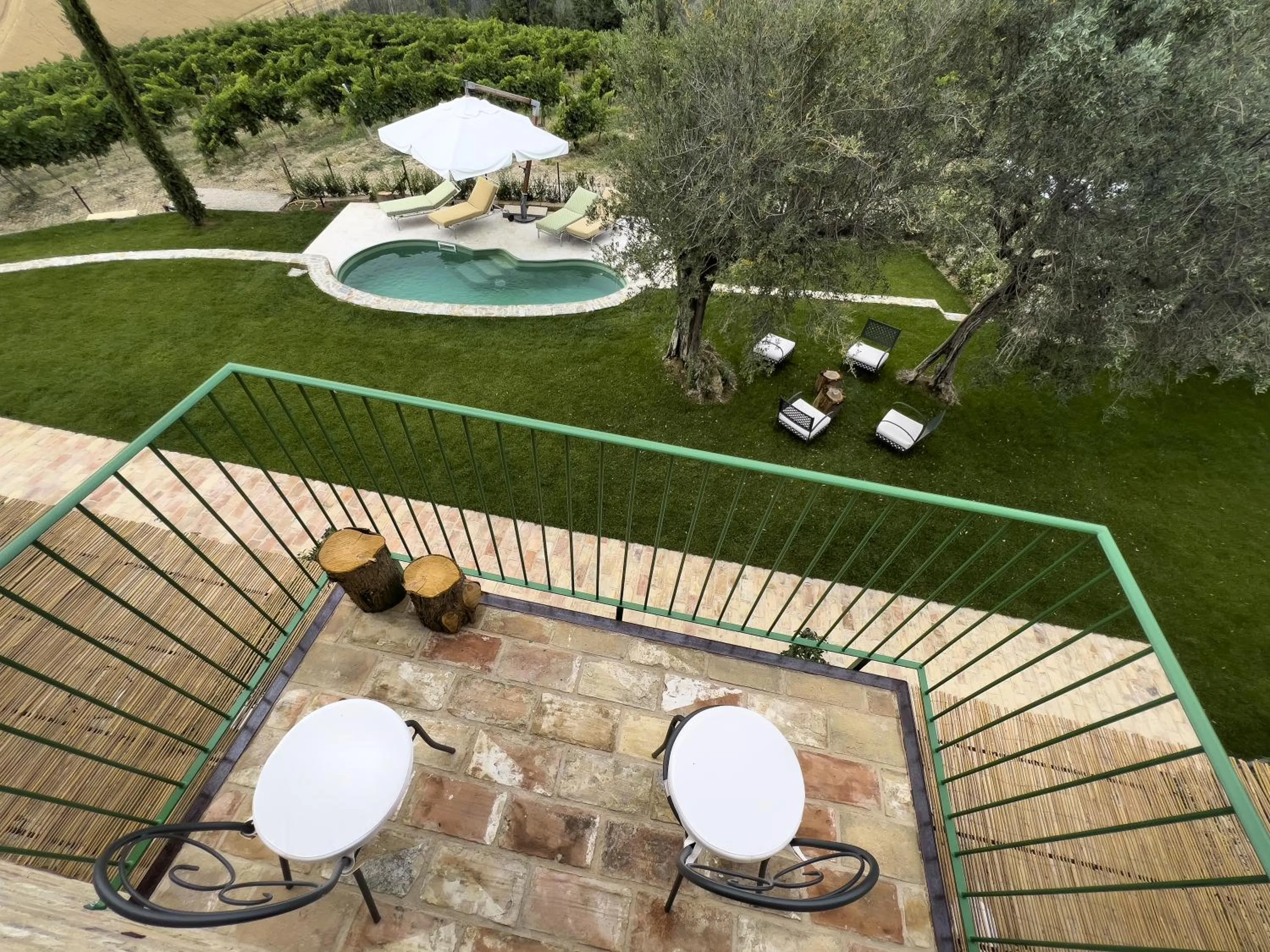 Balcony/Terrace in Relais Cocci Grifoni - Panoramic Wine Resort