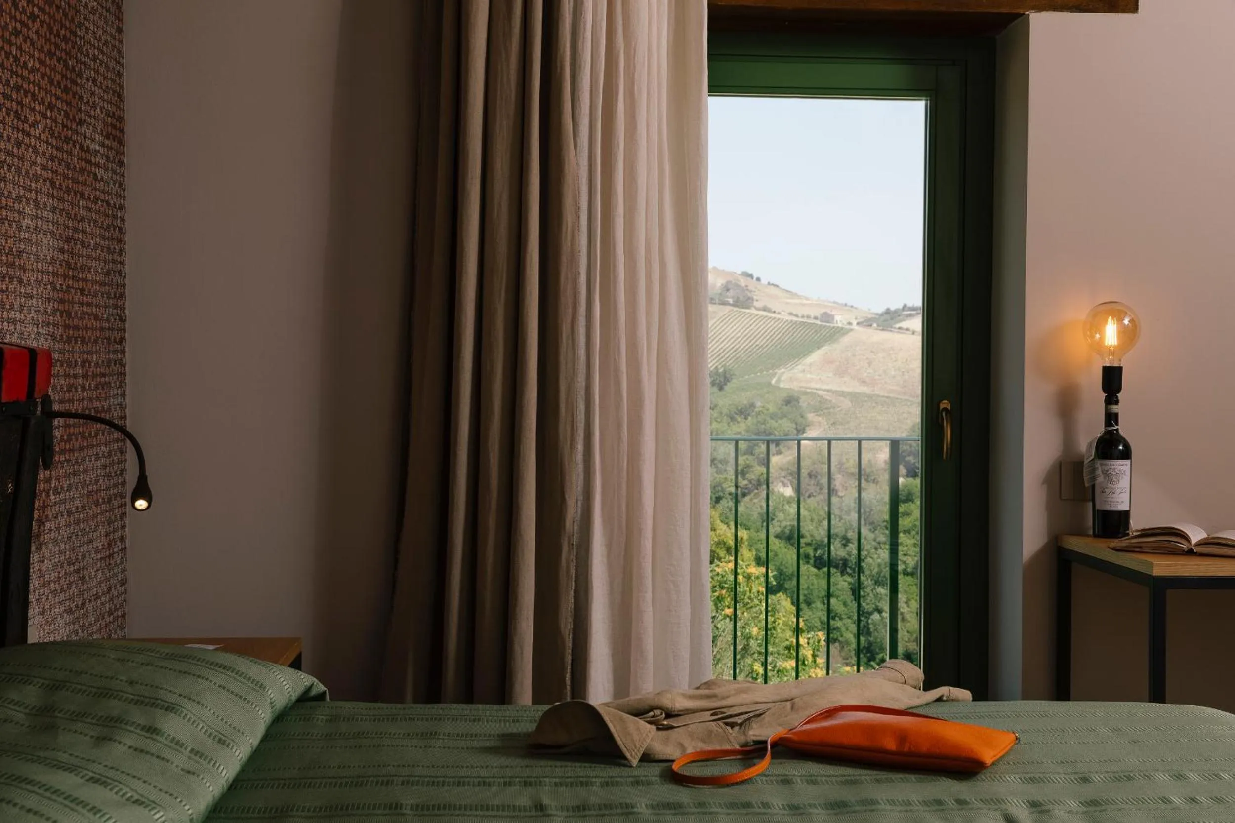 Bed in Relais Cocci Grifoni - Panoramic Wine Resort