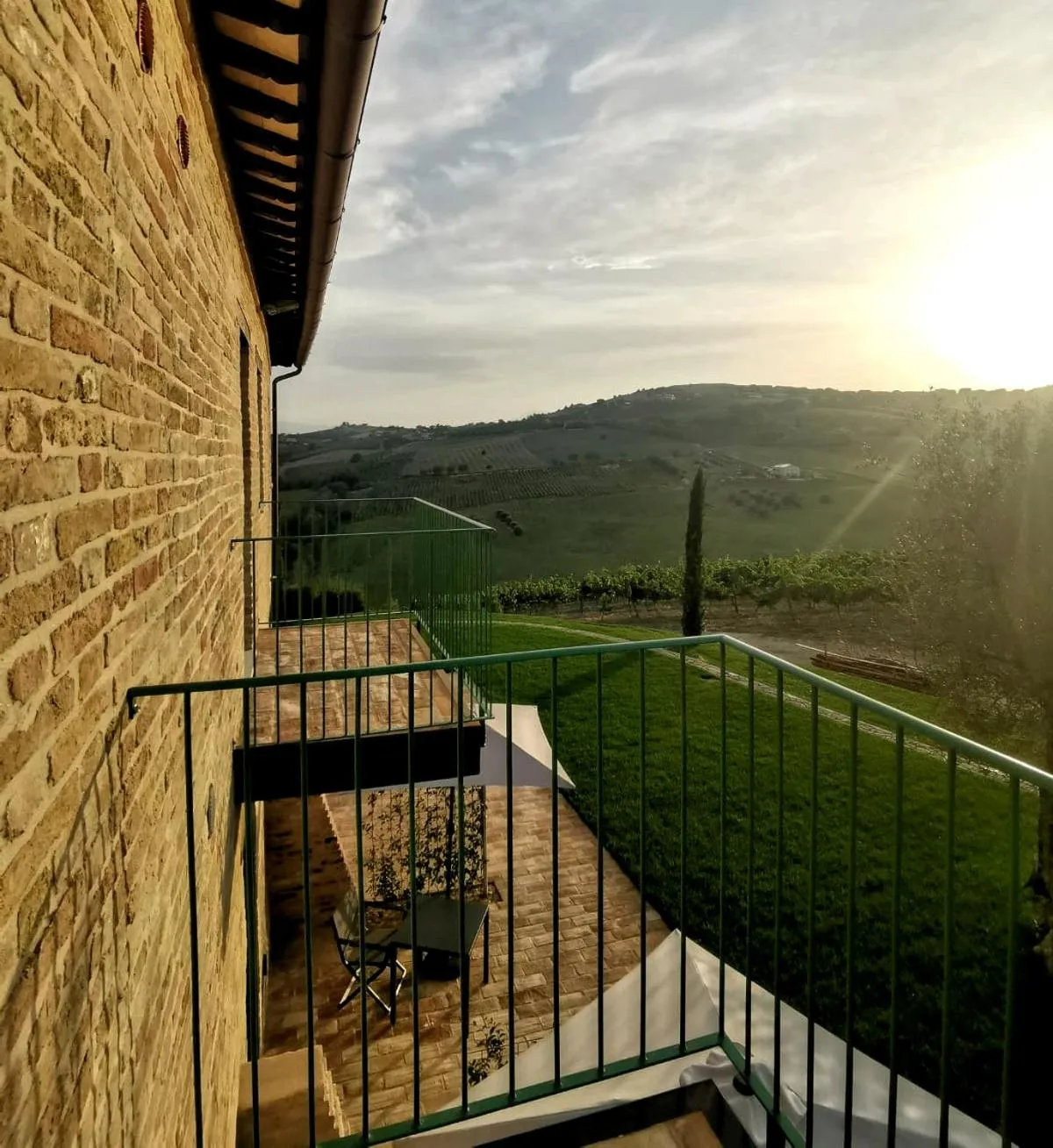 Balcony/Terrace in Relais Cocci Grifoni - Panoramic Wine Resort