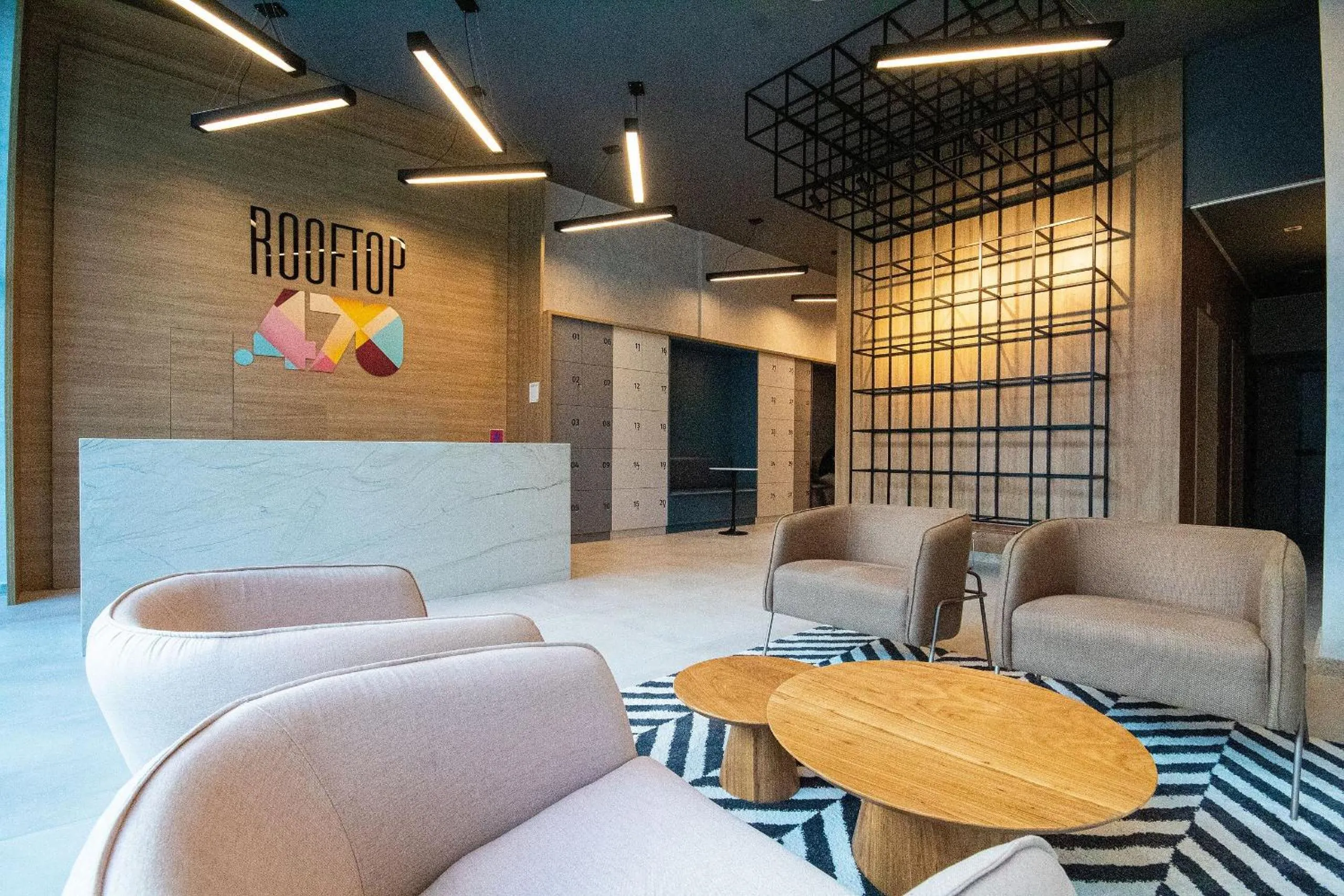 Lobby or reception in Rooftop.470 Recife by Carpediem