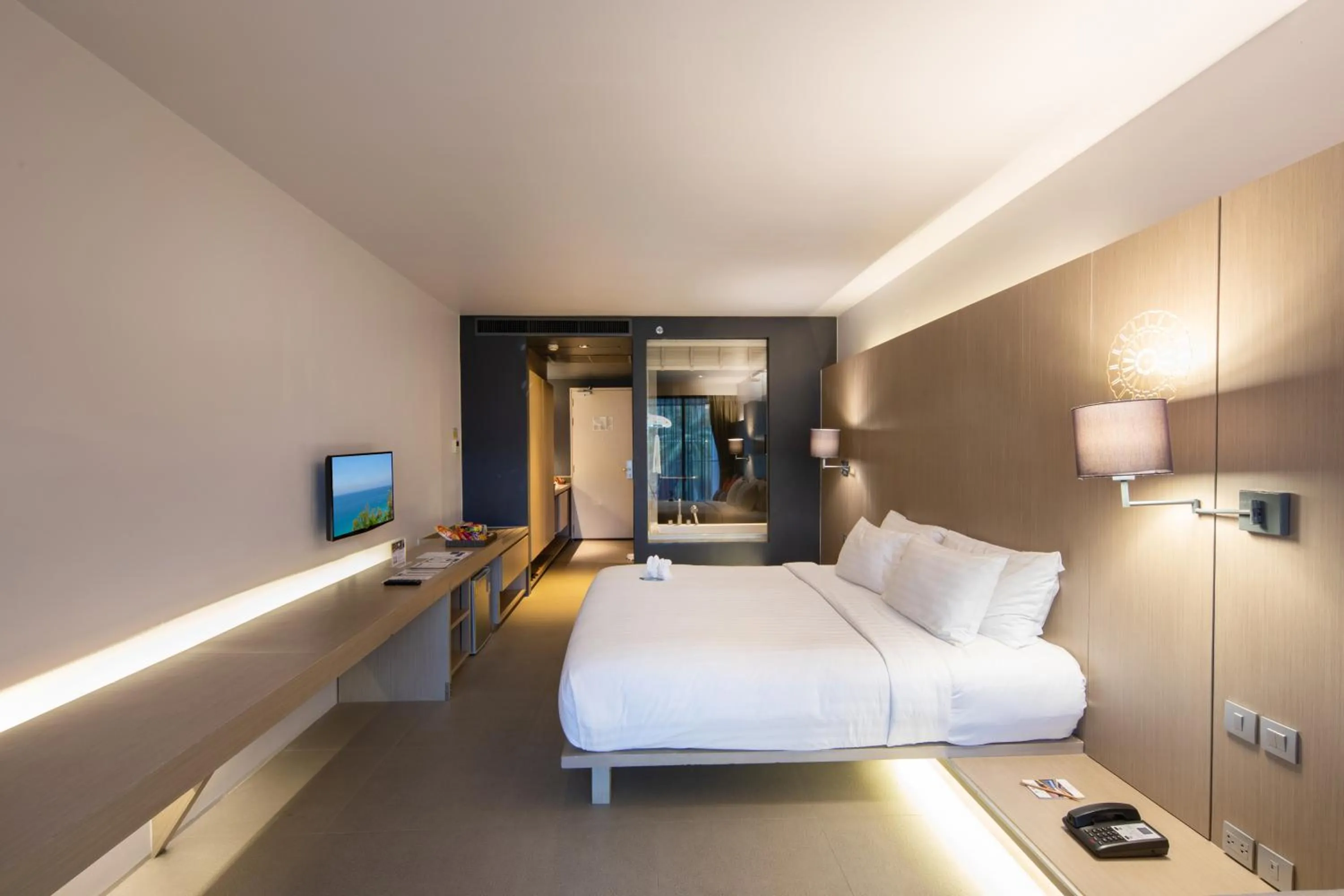 Toilet, Bed in The Yama Hotel Phuket