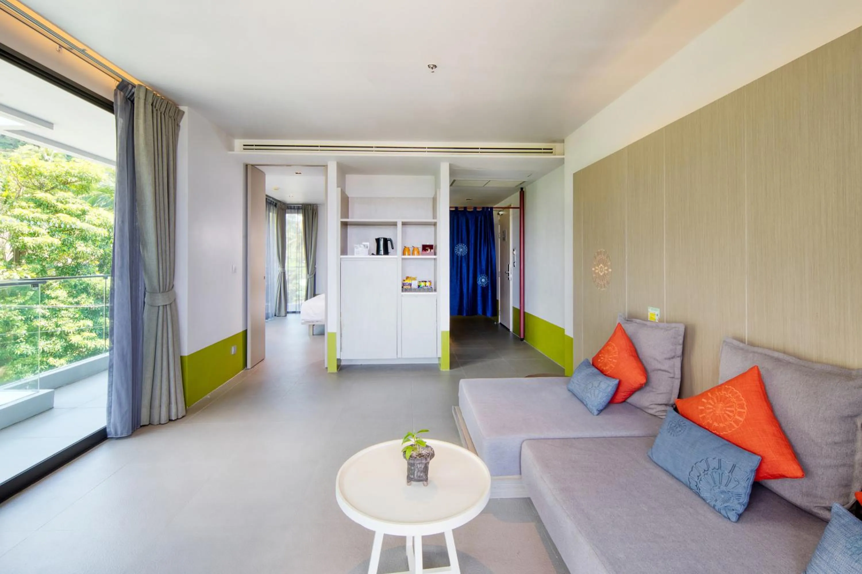 Seating area in The Yama Hotel Phuket