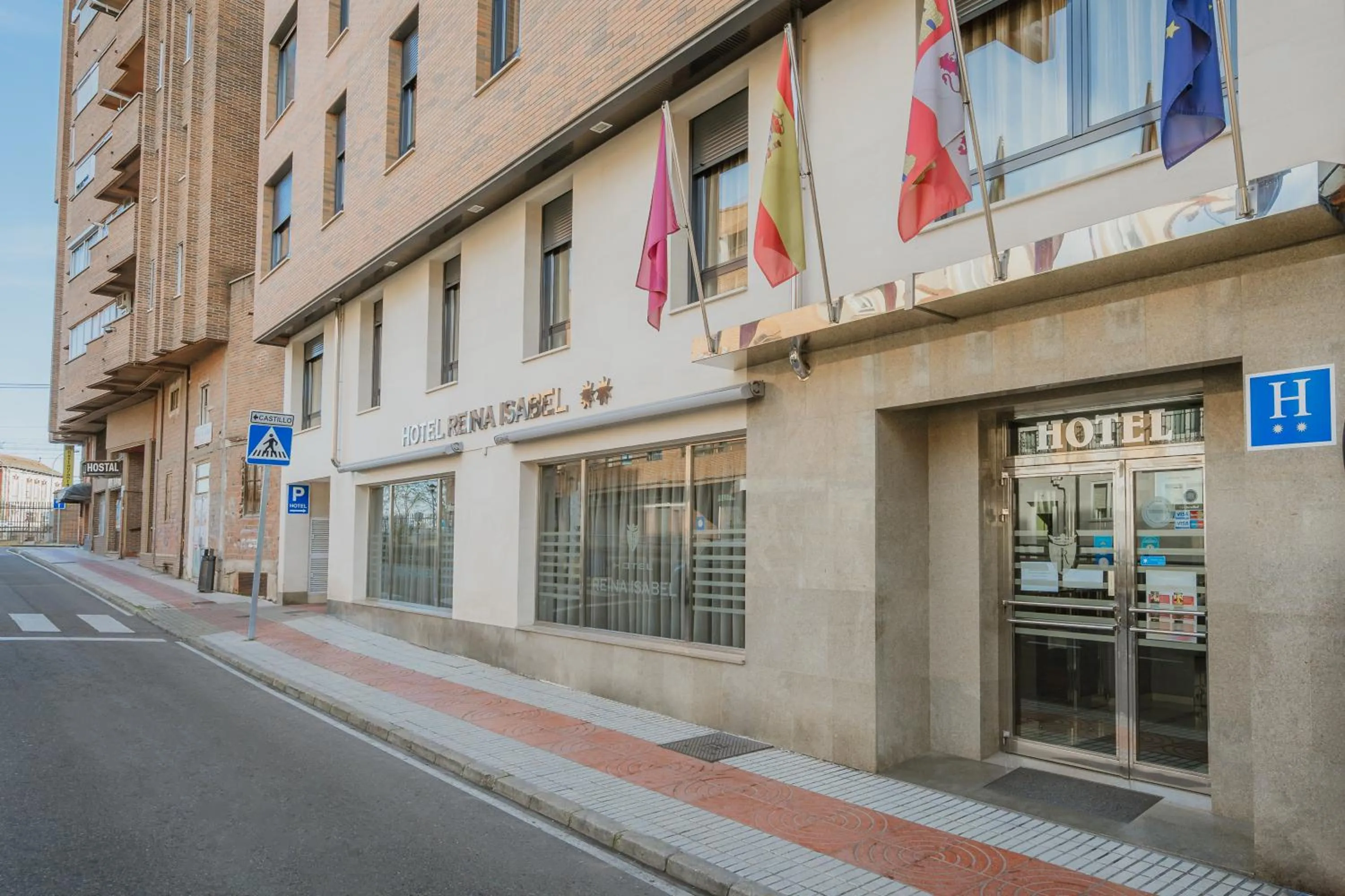 Property building in Hotel Reina Isabel