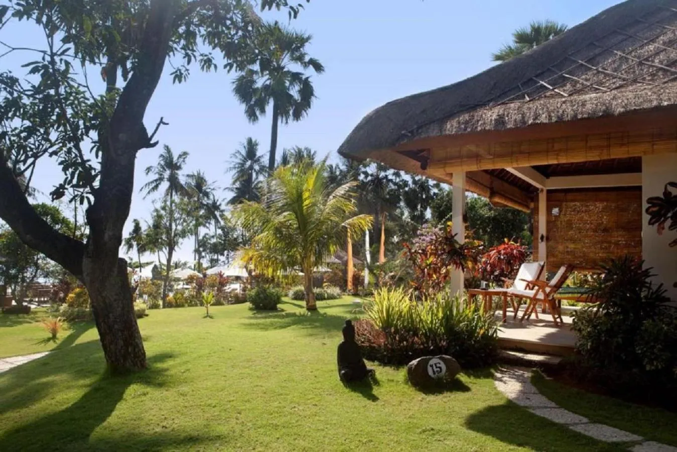 Garden in Siddhartha Oceanfront Resort & Spa Bali