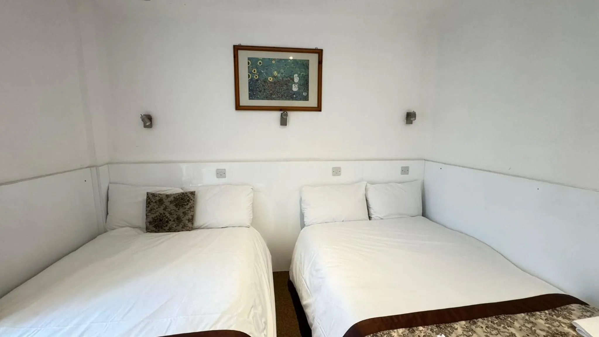 Bed in Earls Court Hotel