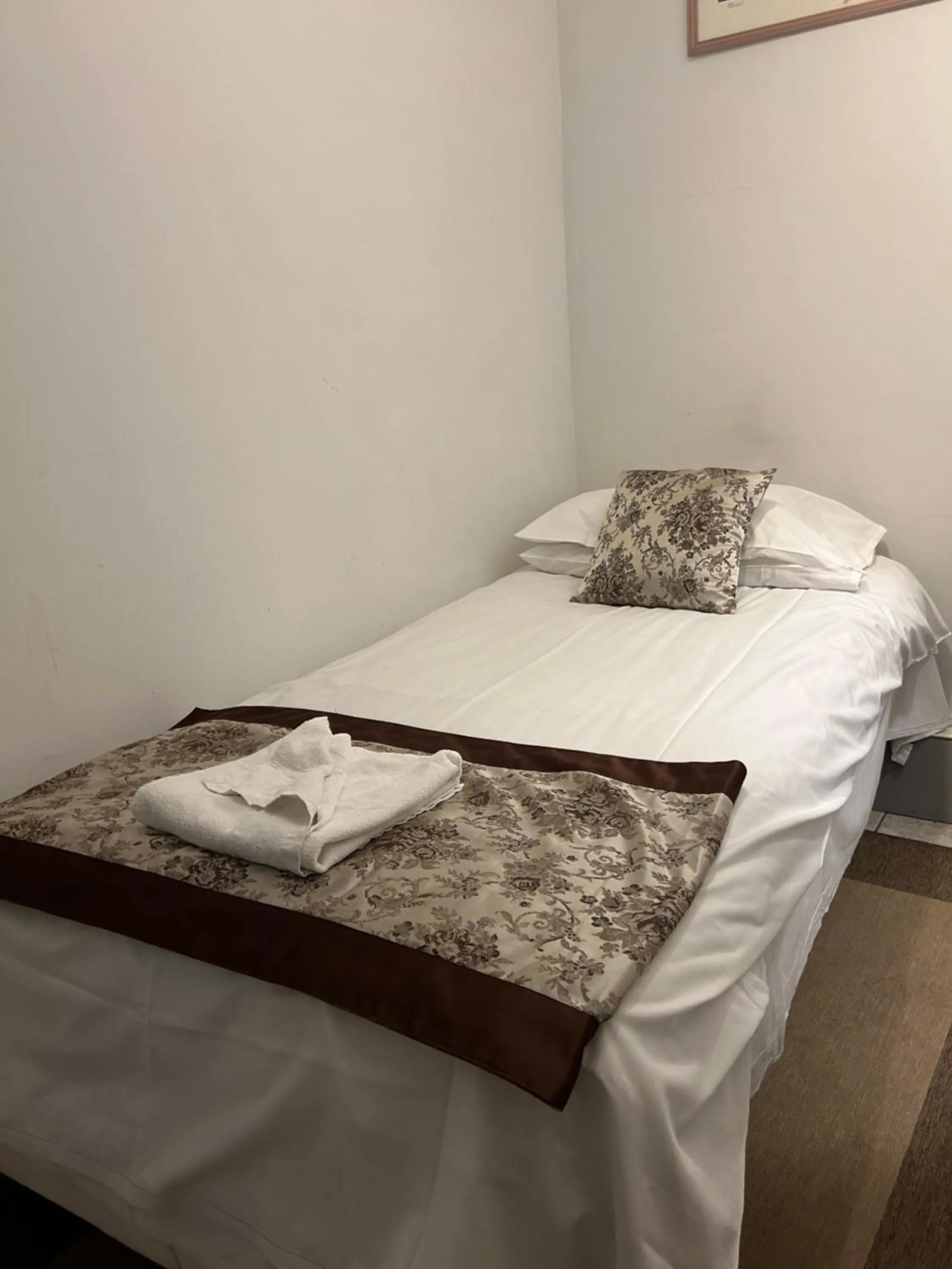 Bed in Earls Court Hotel