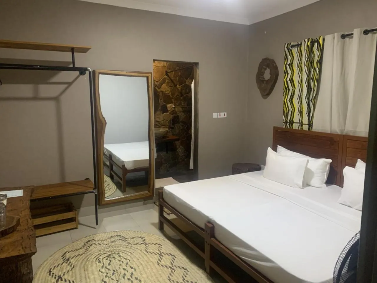 Bed in Tulivu Kilimanjaro Retreat