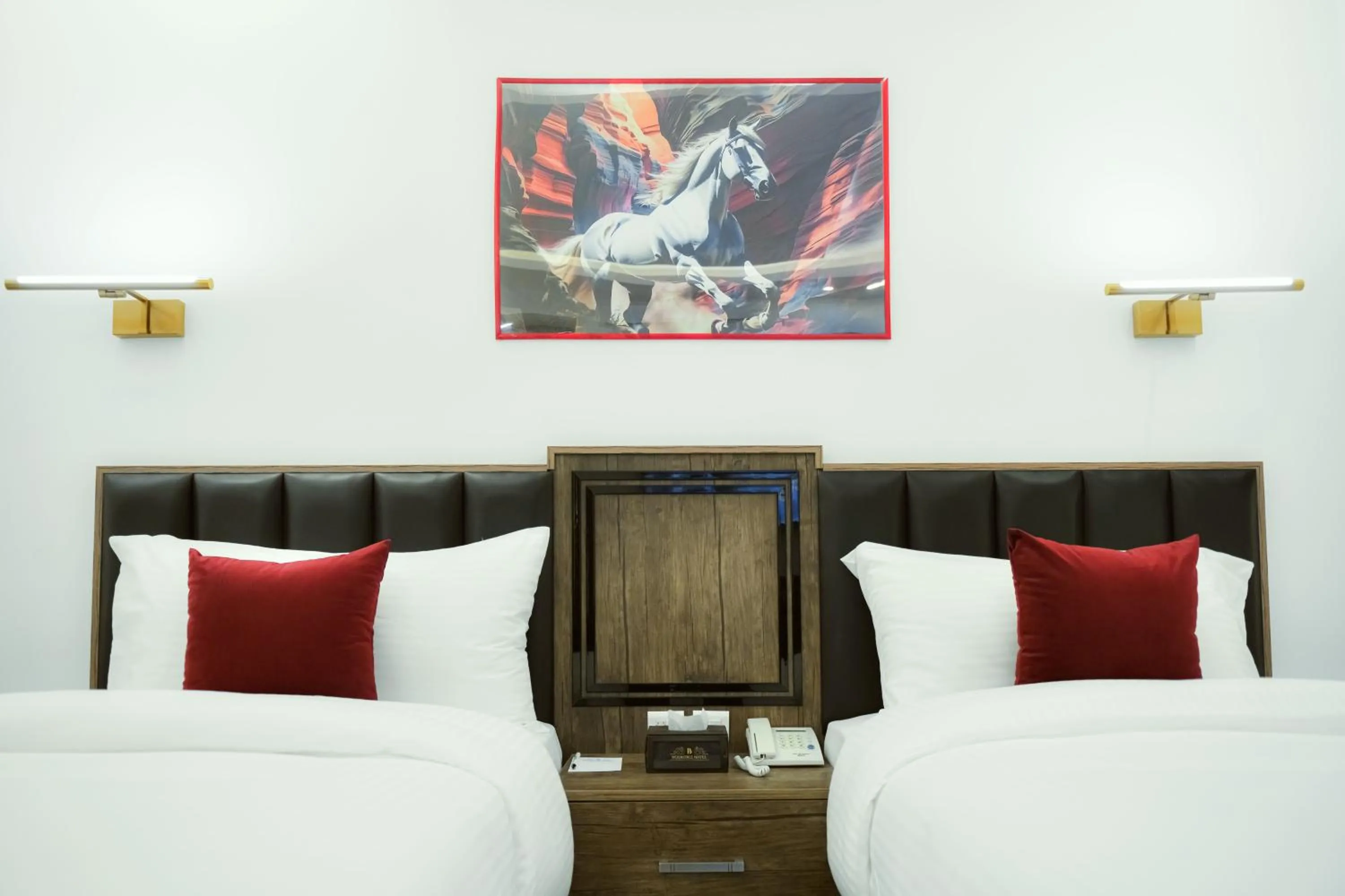 Bed in Petra Bermudez Hotel