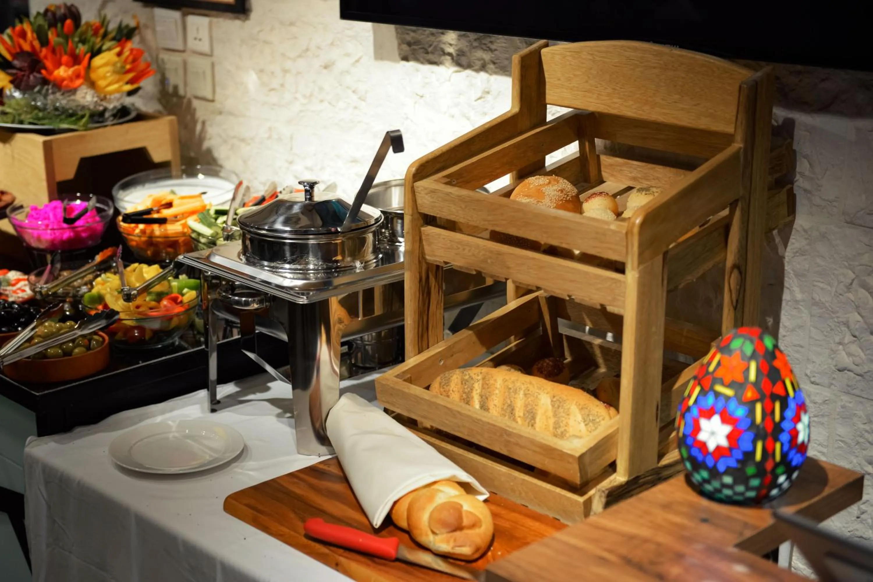 Breakfast in Petra Bermudez Hotel