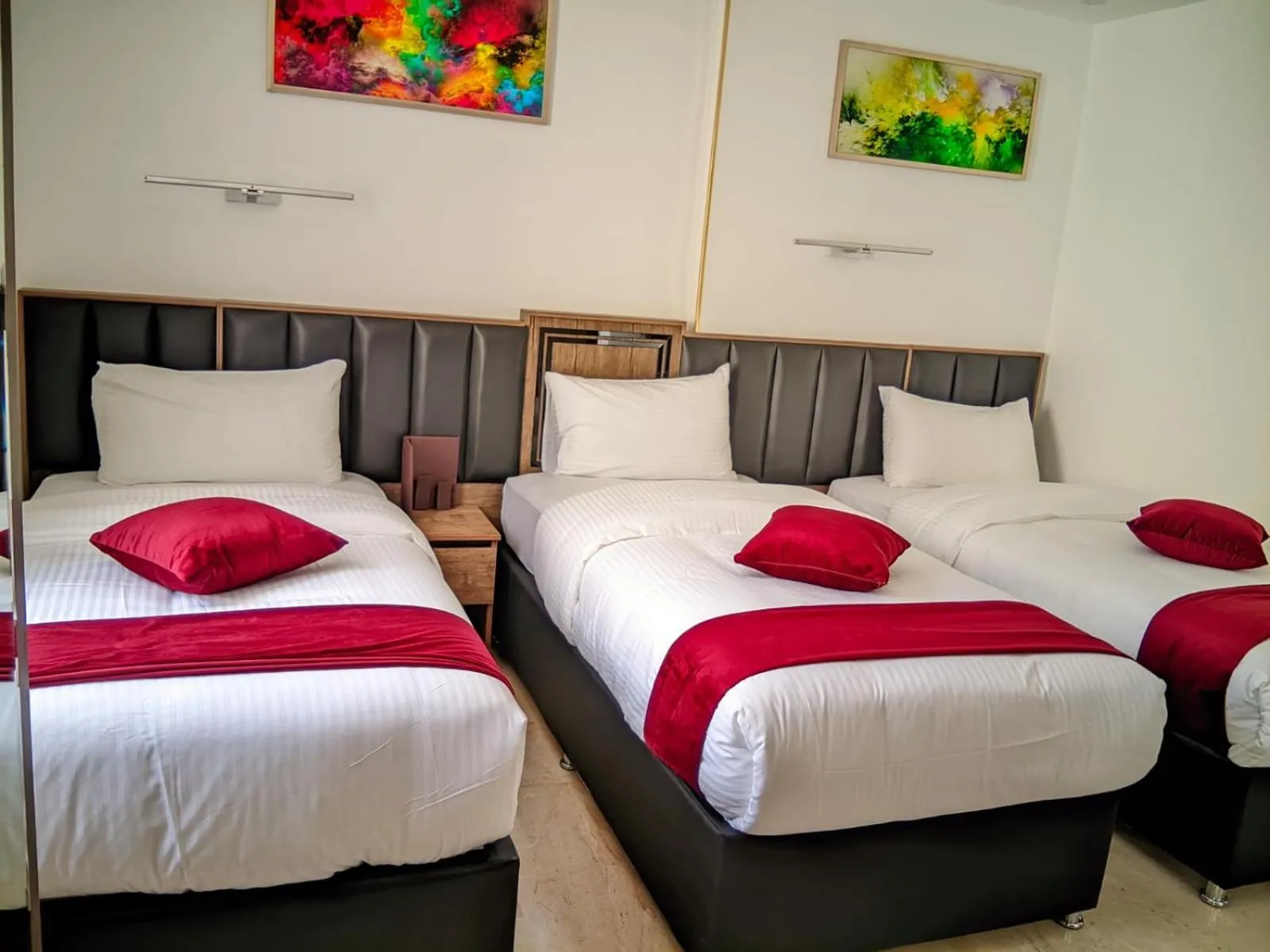 Bed in Petra Bermudez Hotel