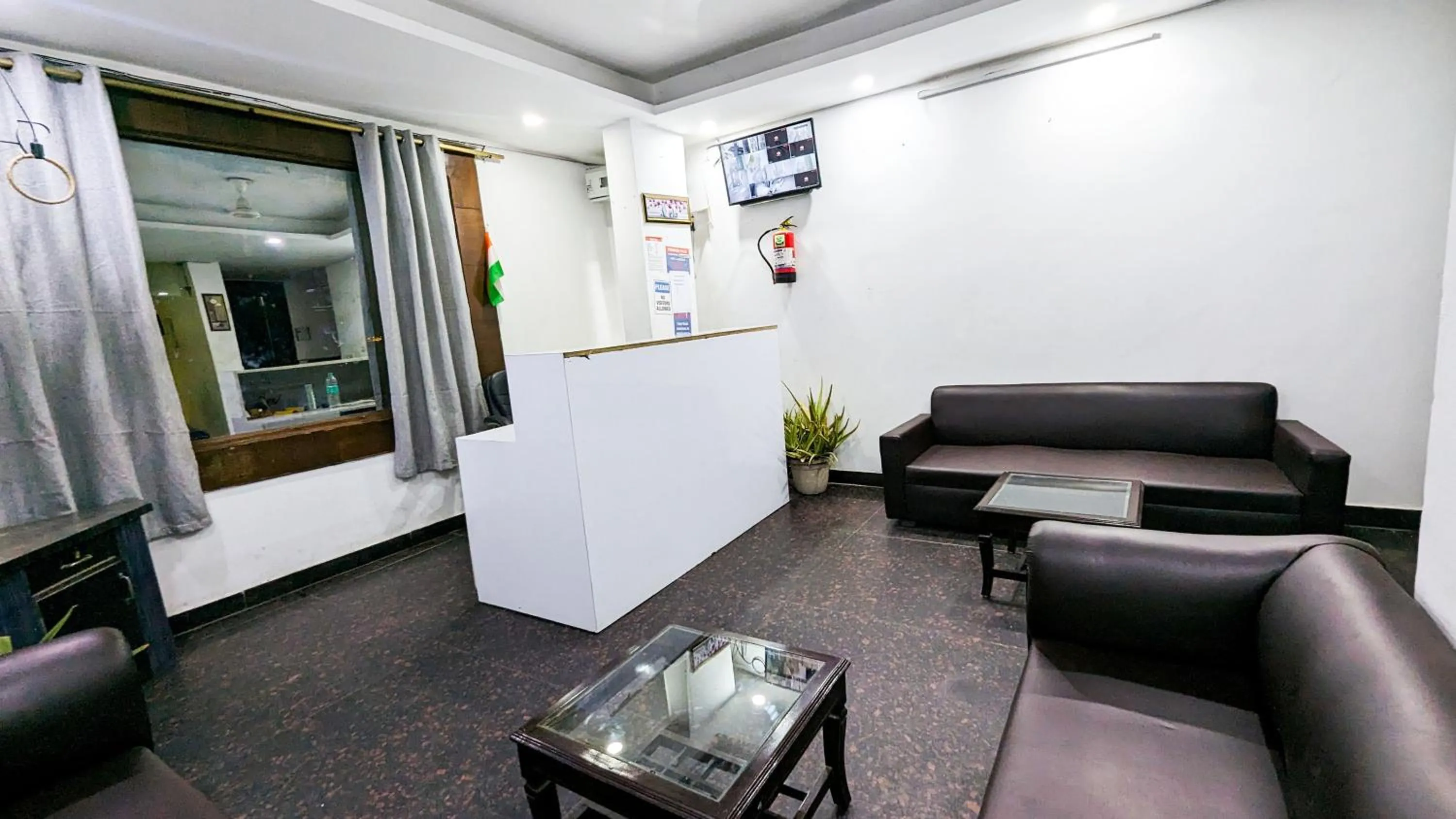 Seating area in Mauryan Elite Hotel Qutab Minar Metro Station