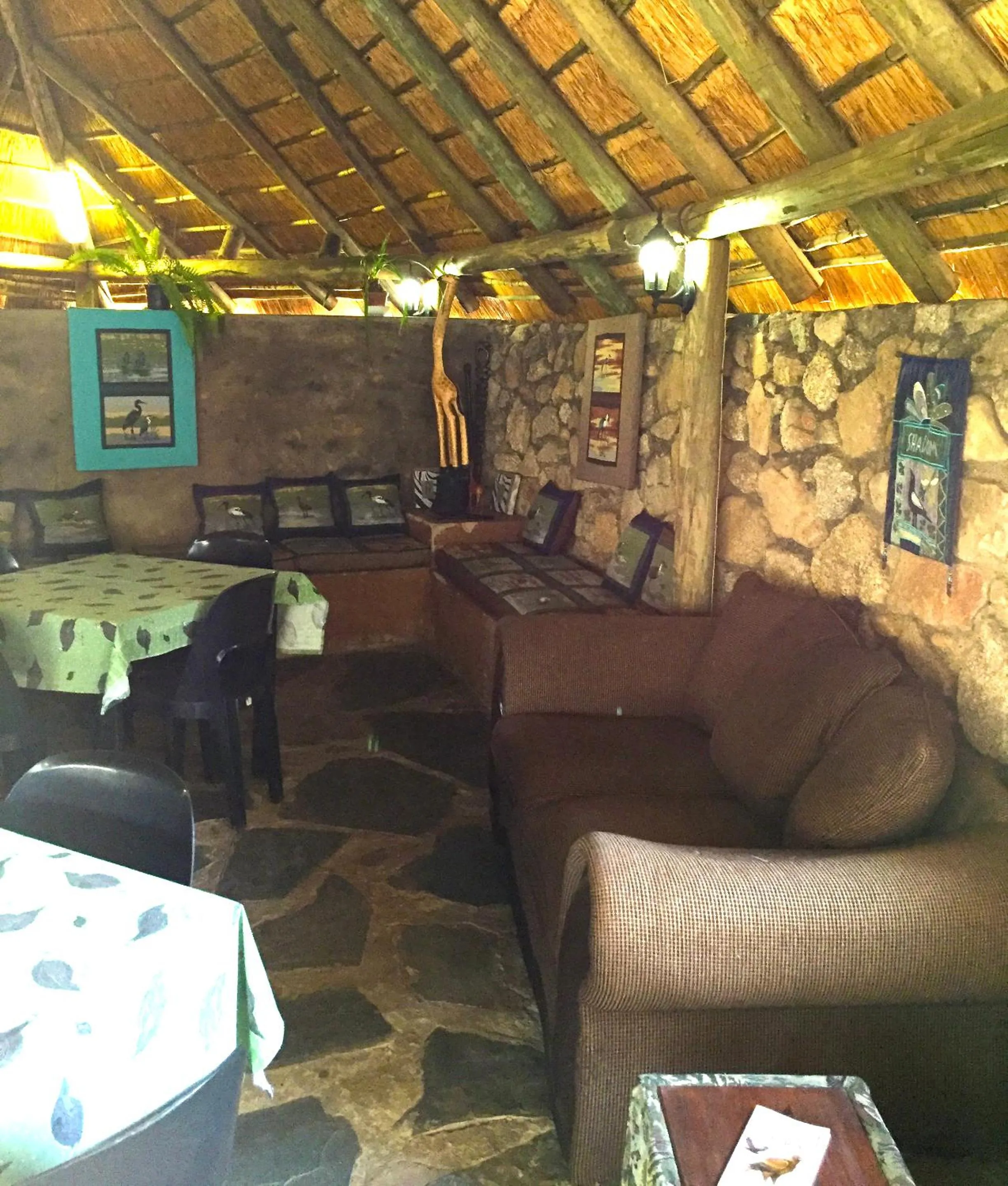 Communal lounge/ TV room in Sheba Rock Guesthouse