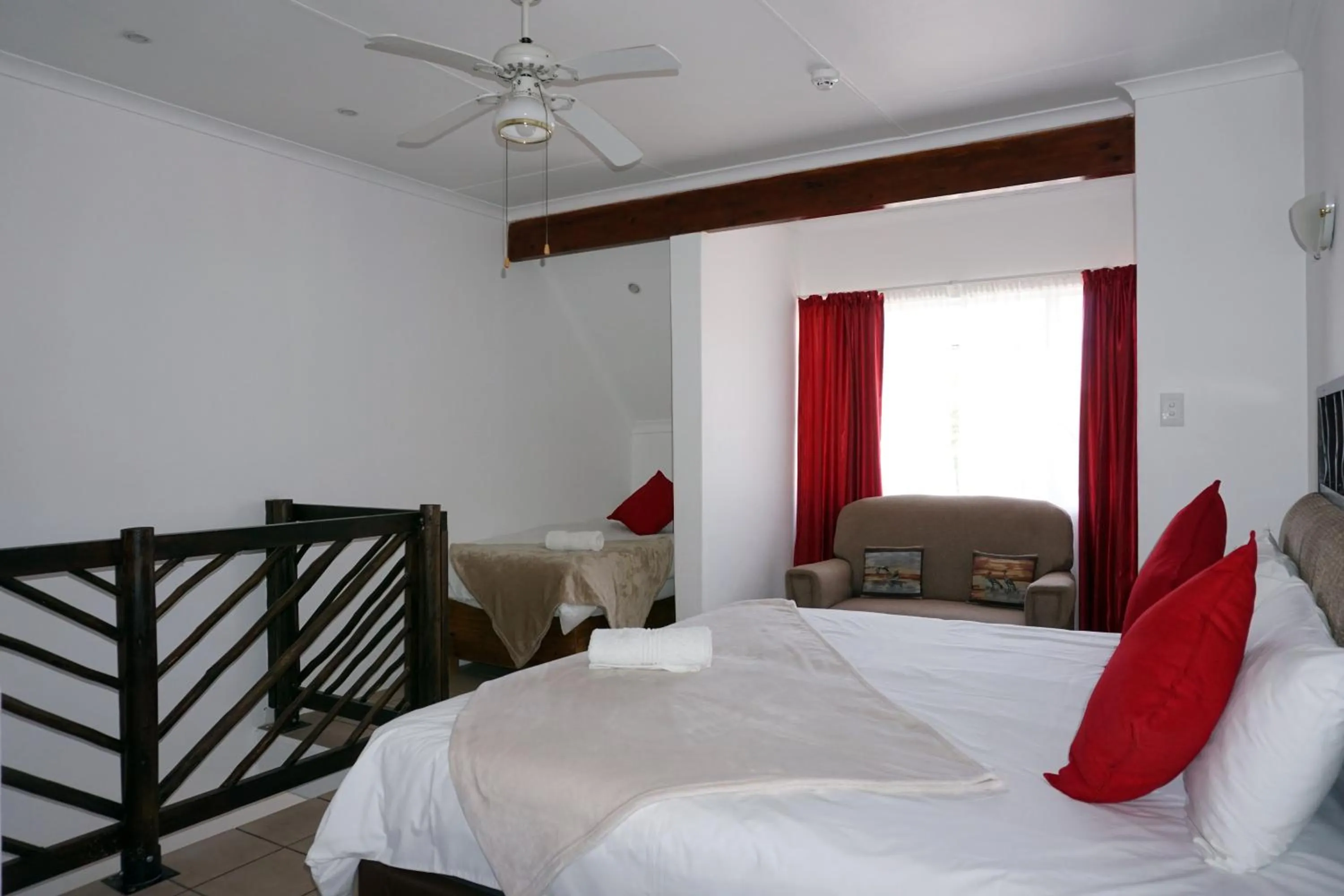 Bed in Sheba Rock Guesthouse