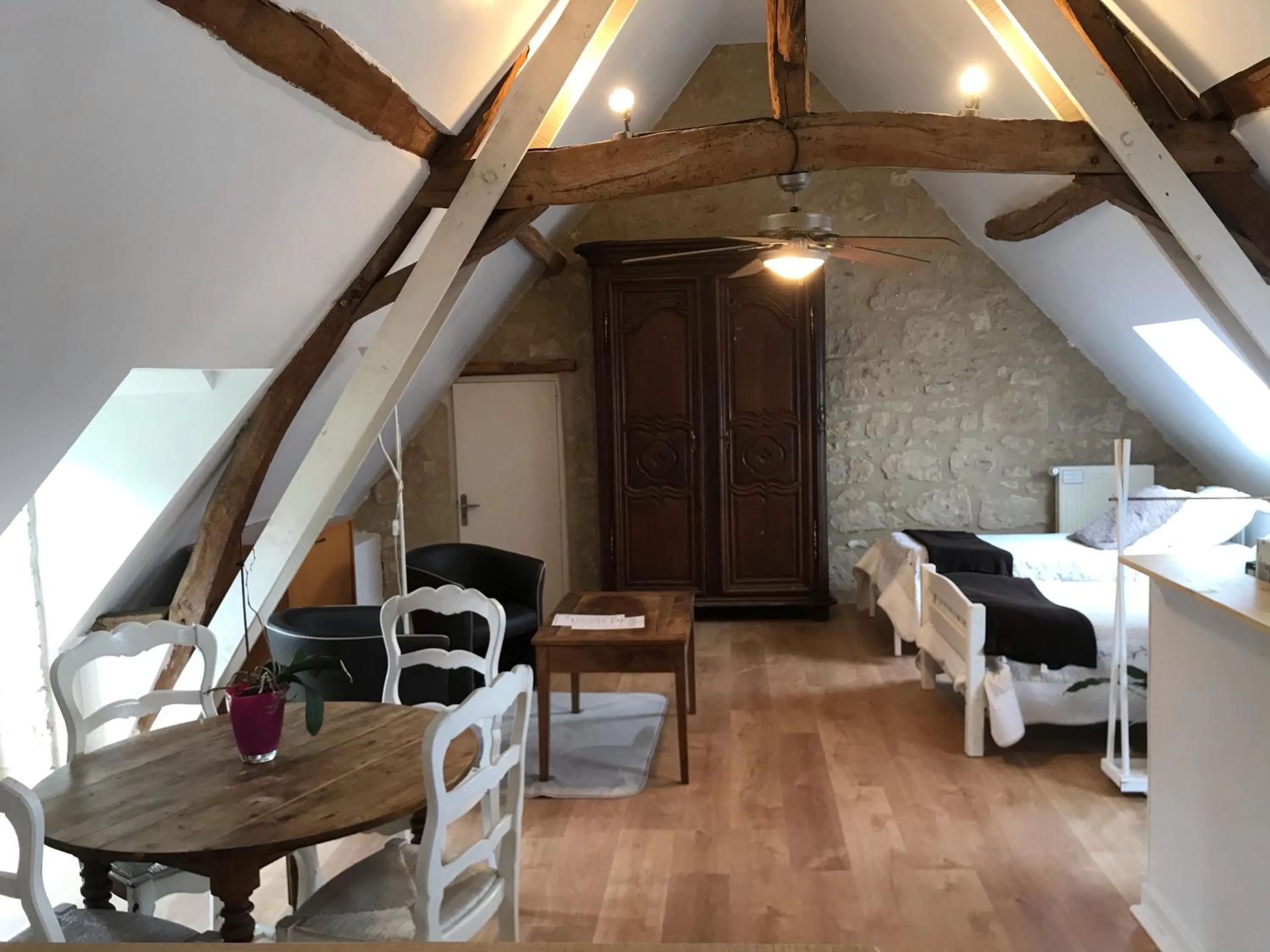 Kitchen or kitchenette in La Balastière