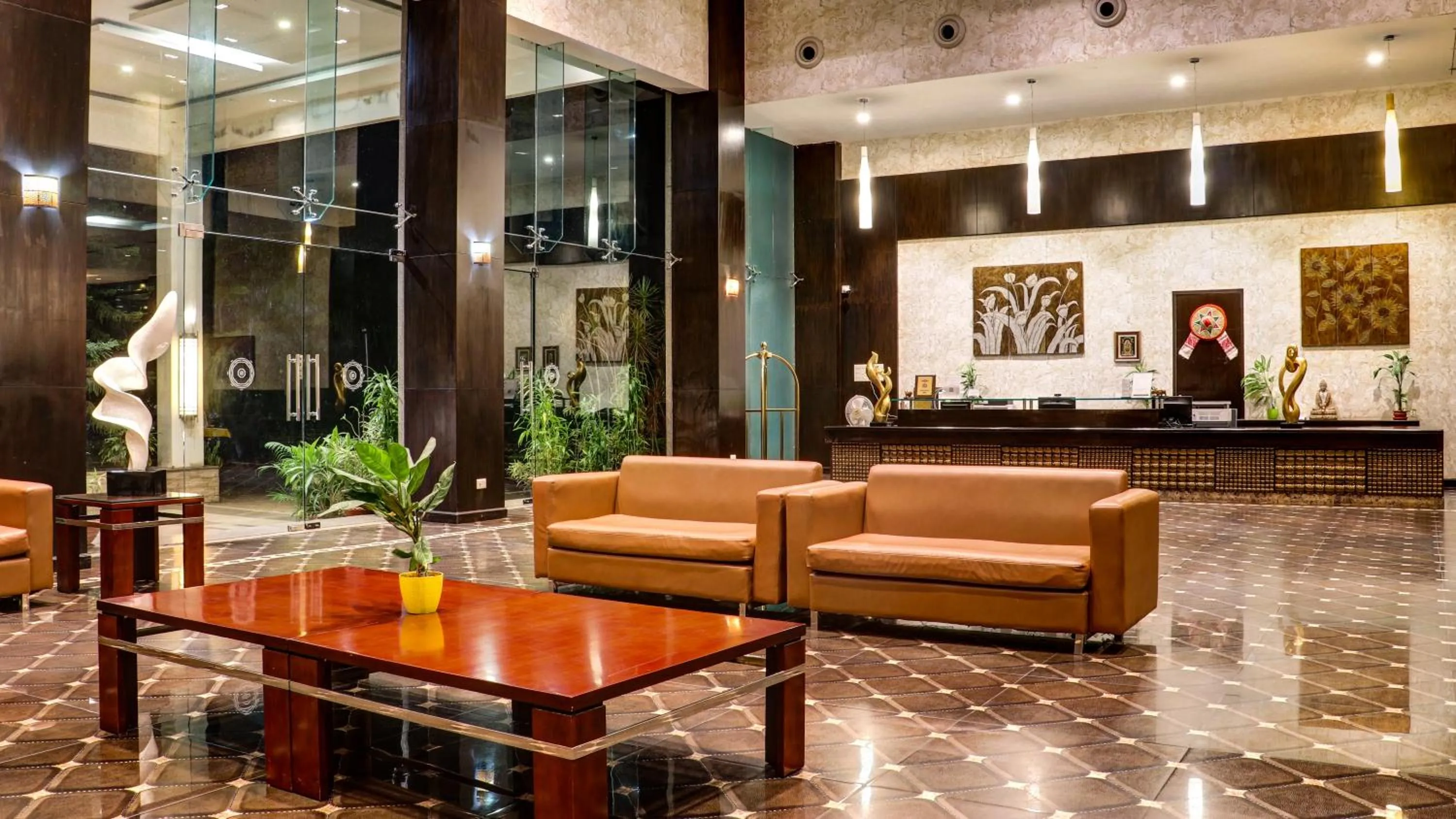 Seating area in The Greenwood, Tezpur