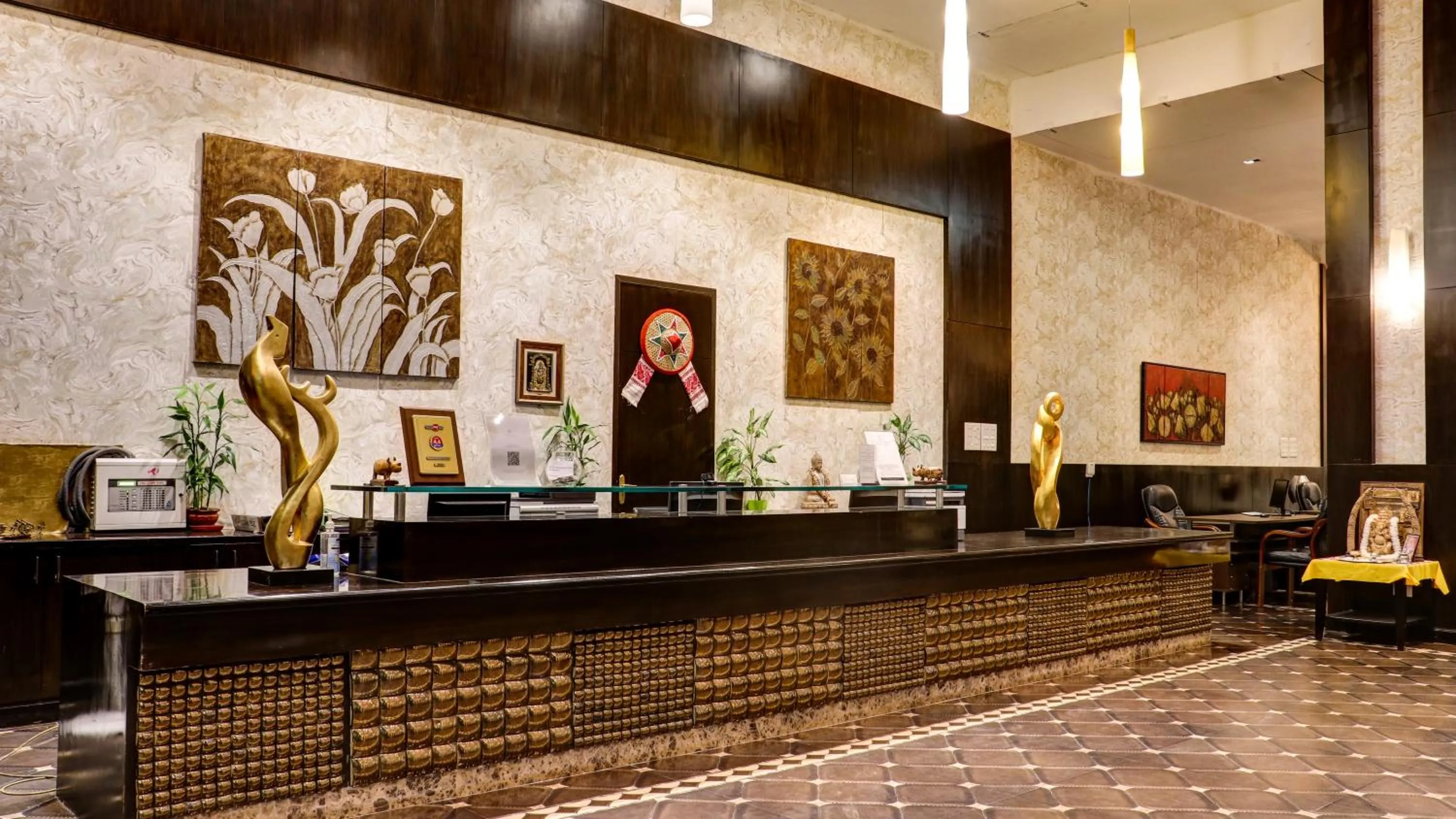 Seating area in The Greenwood, Tezpur