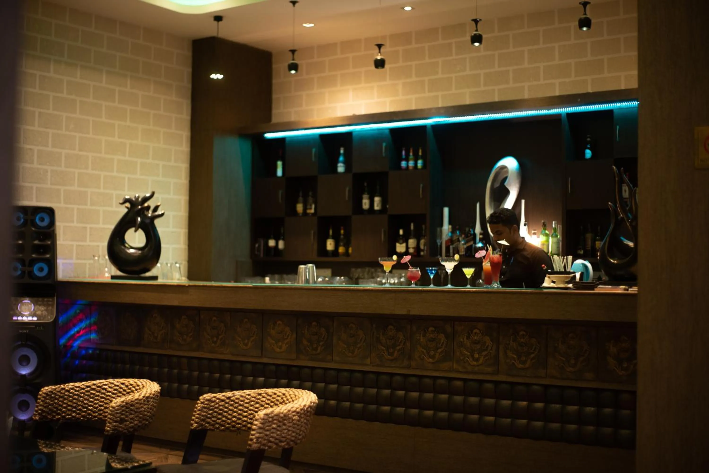 Lounge or bar in The Greenwood, Tezpur