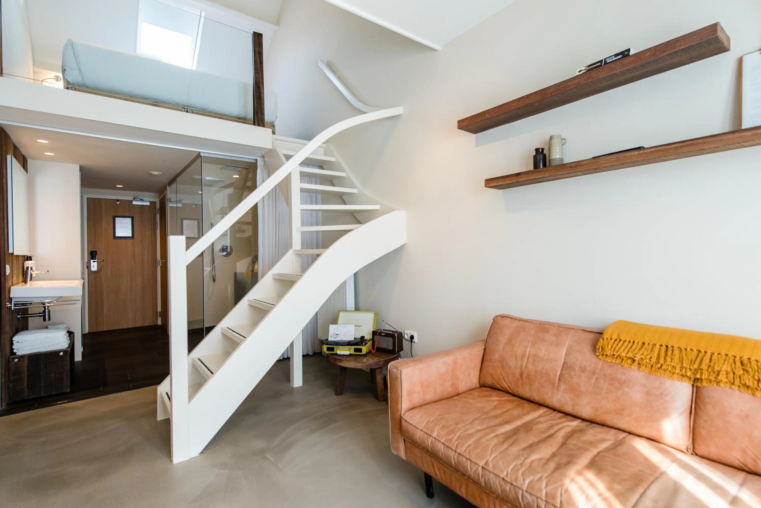 Seating area in Van Heeckeren Hotel