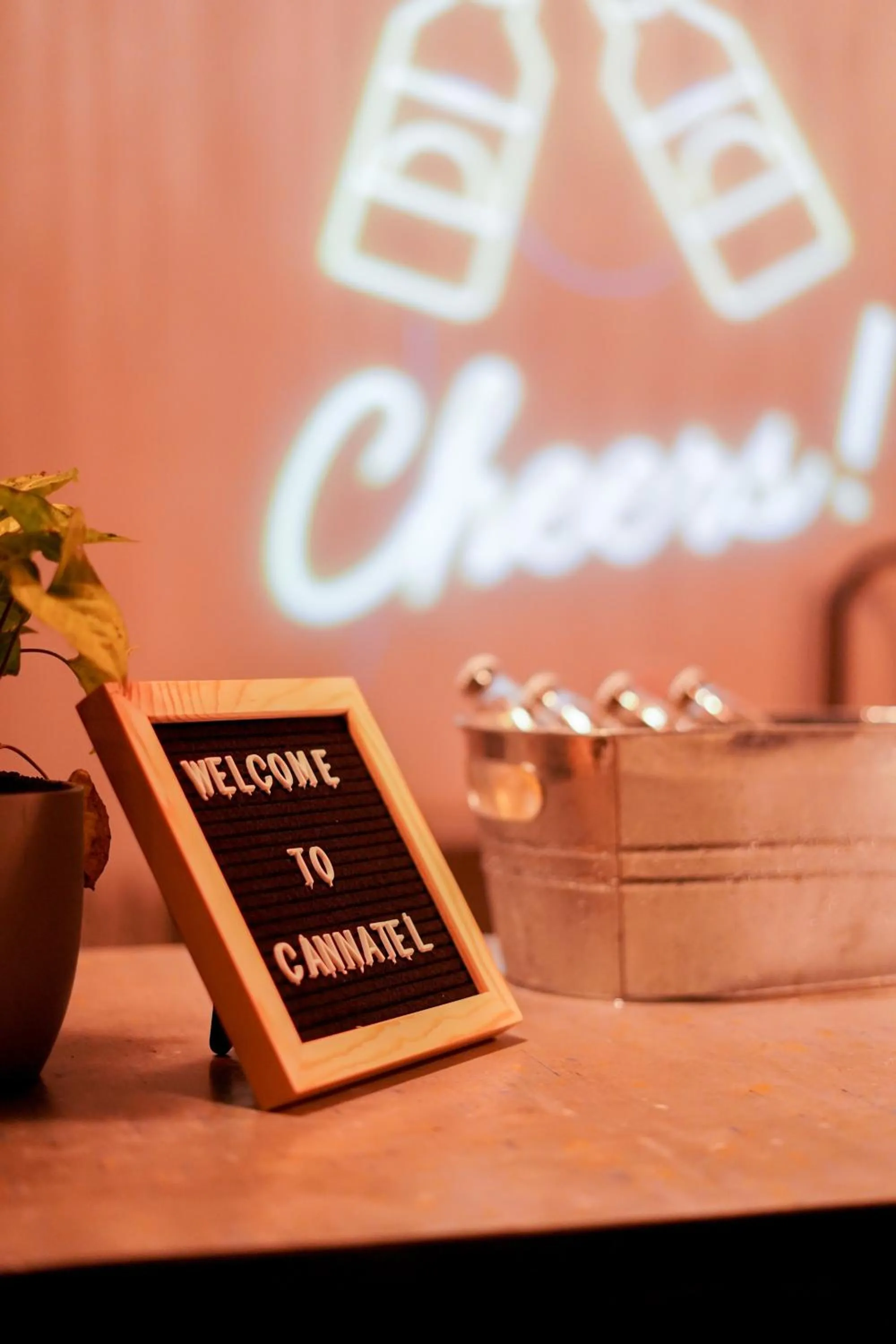 Property logo or sign in Cannatel Exclusive Hotel