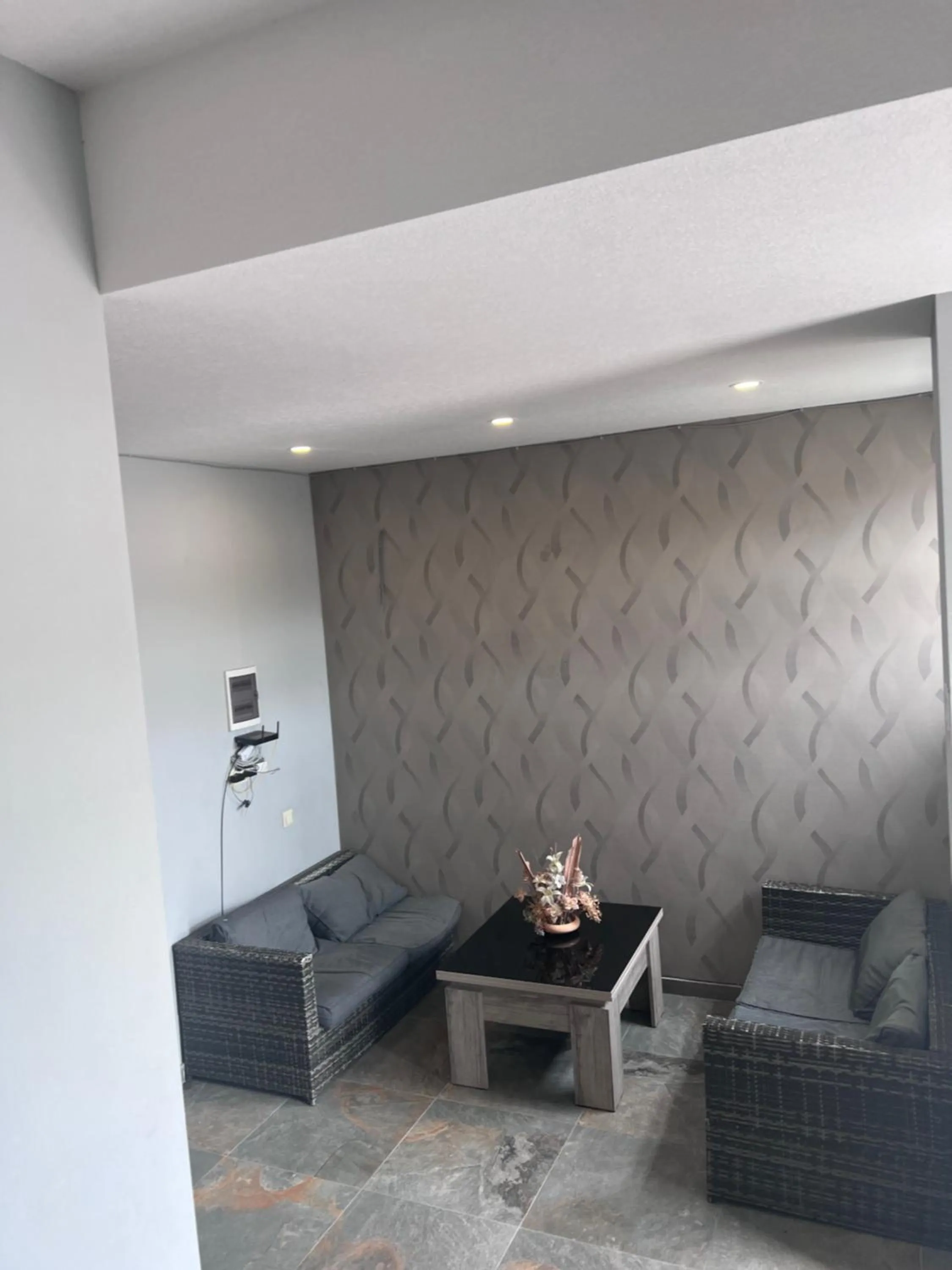 Seating area in StarHostel