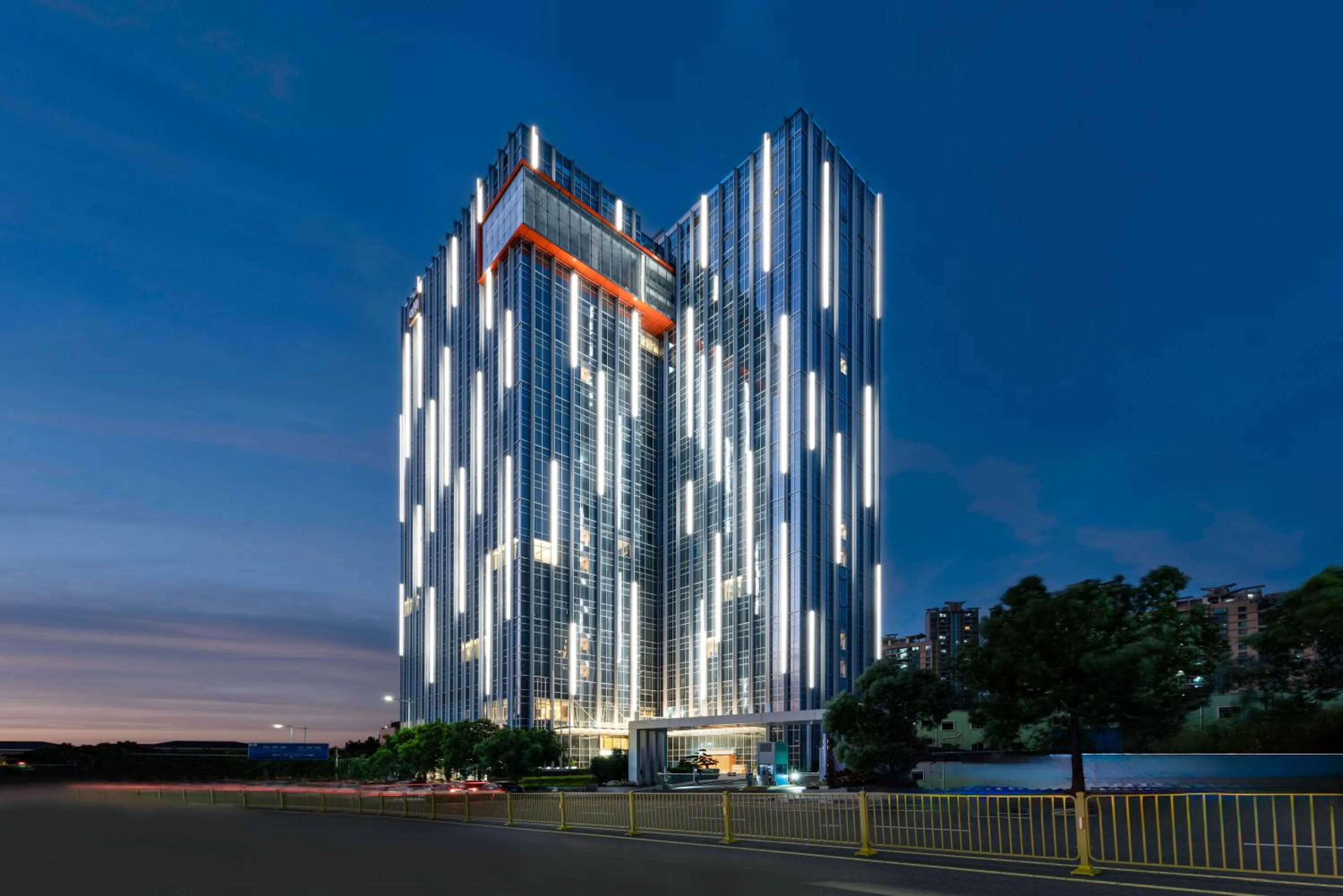 Property building in Shan Zhi Ye Serviced Apartment Hotel - Houjie Wanda Plaza Liaoxia Subway Station