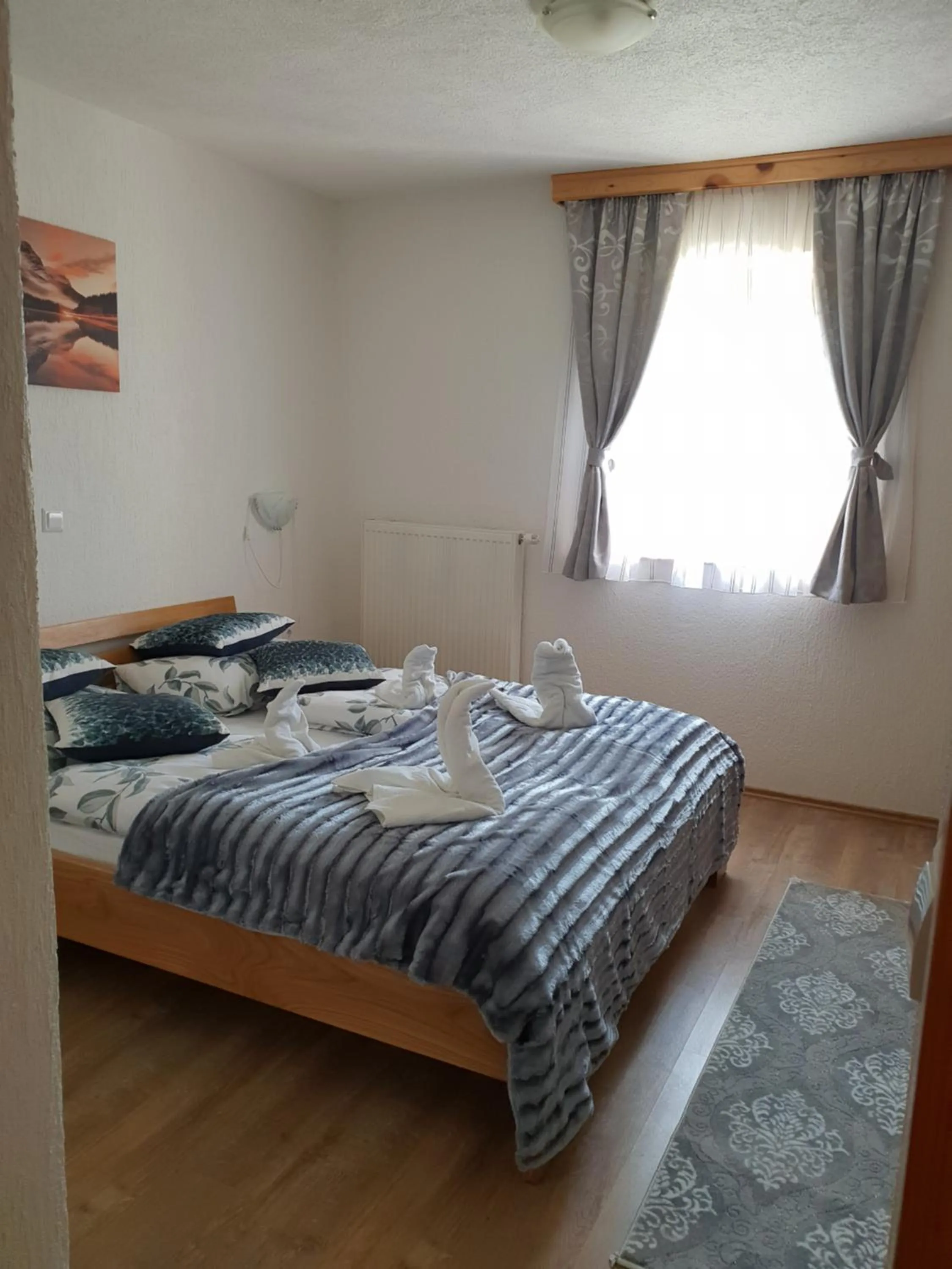 Bed in Guest House Plitvice Waterfall