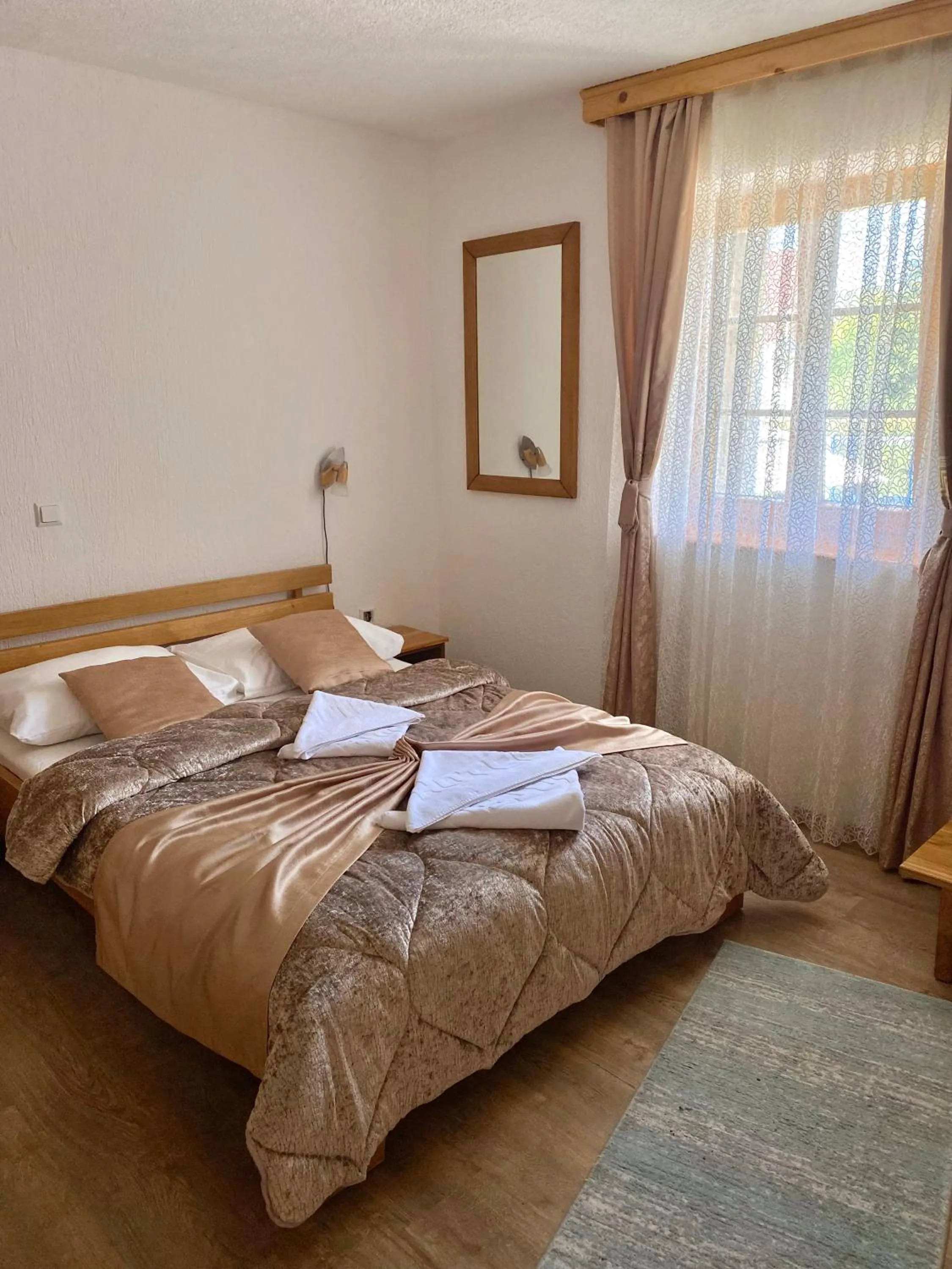 Bed in Guest House Plitvice Waterfall