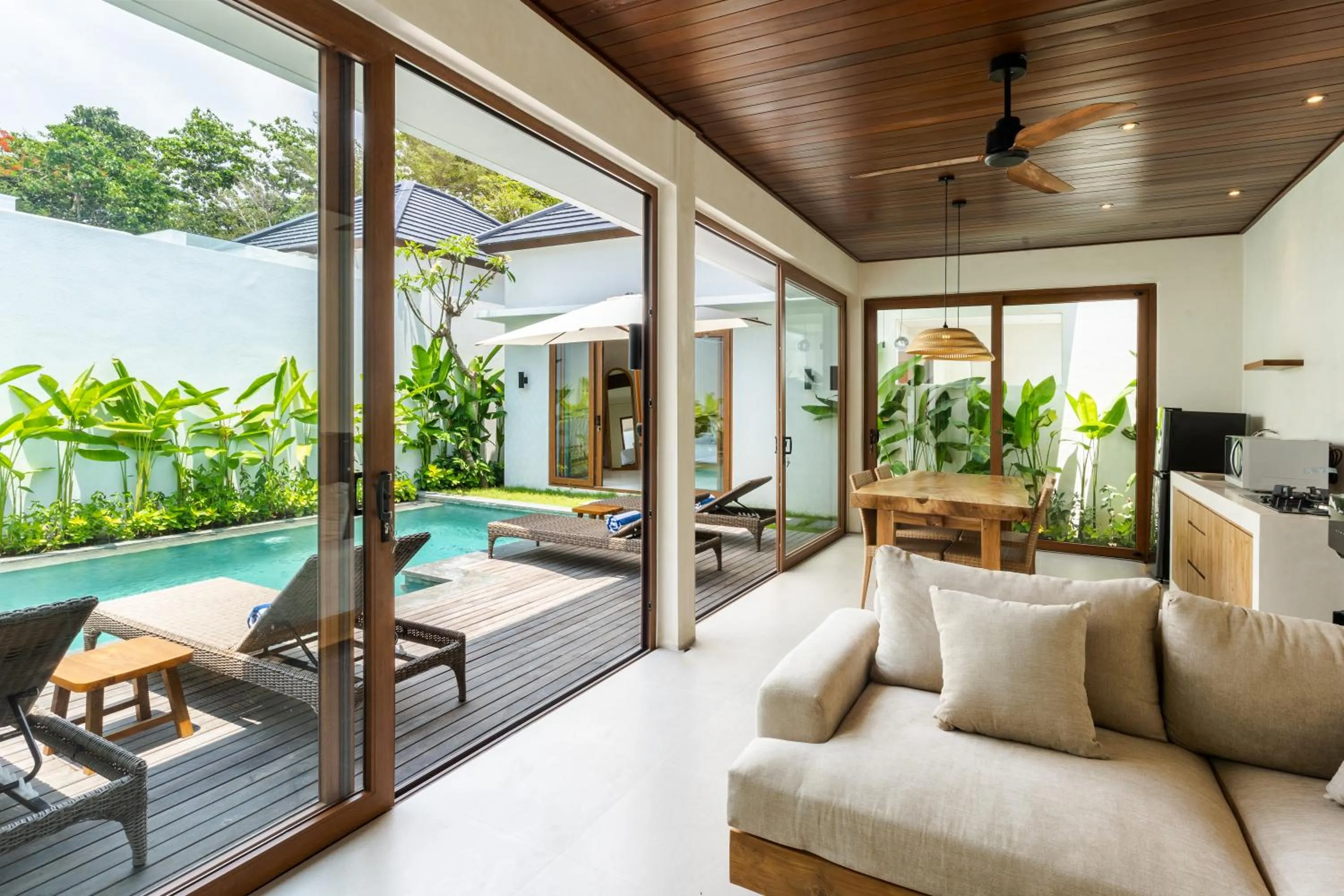 Patio in J4 Villas Sanur