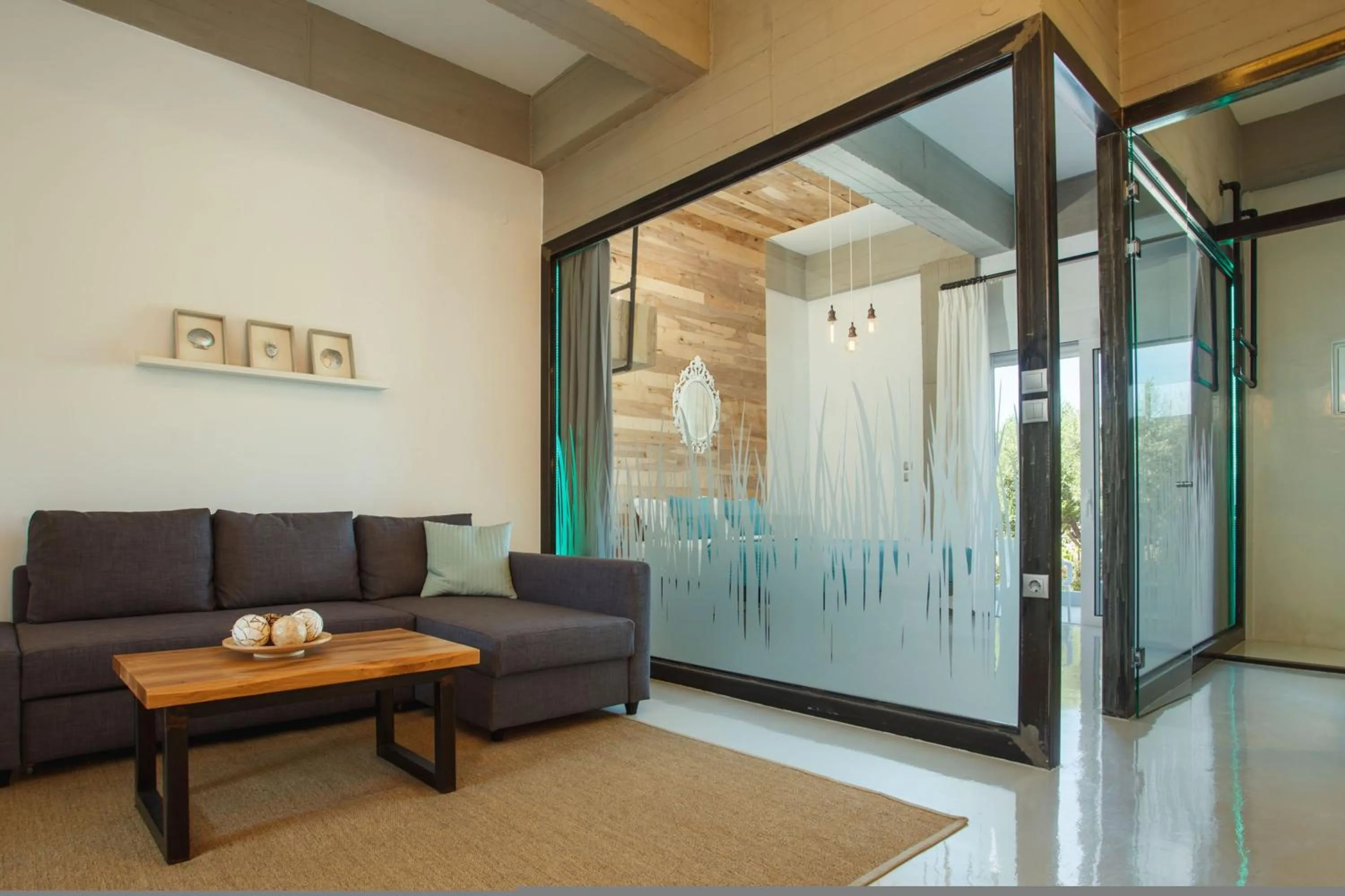 Living room in Chania Urban Living - Live like a local