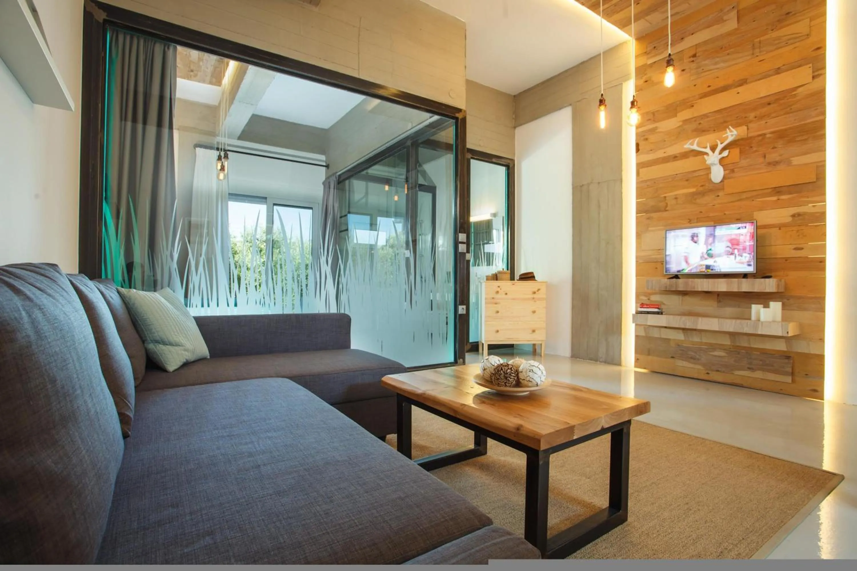 Living room in Chania Urban Living - Live like a local